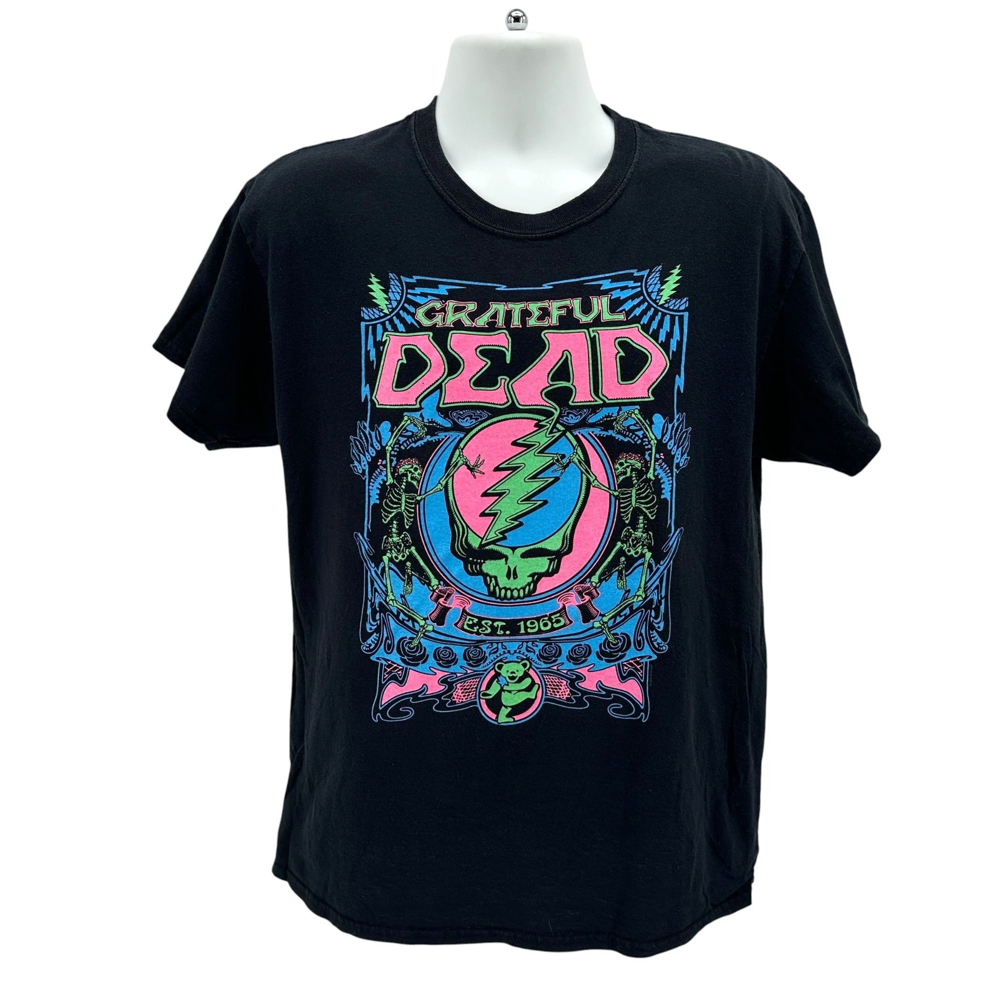 Liquid Blue Liquid Blue Mens Large Shirt Grateful Dead SYF Blacklight Size US L / EU 52-54 / 3 - 1 Thumbnail