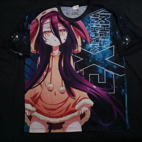 Anime No Game No Life Zero Schwi AOP Anime Manga T-Shirt Size US L / EU 52-54 / 3 - 2 Thumbnail