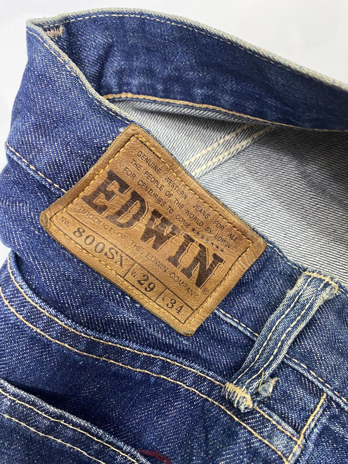 Edwin FLARE JEANS EDWIN 800sx DISTRESS BELL BOTTOM DENIM JEANS Size US 28 / EU 44 - 7 Thumbnail