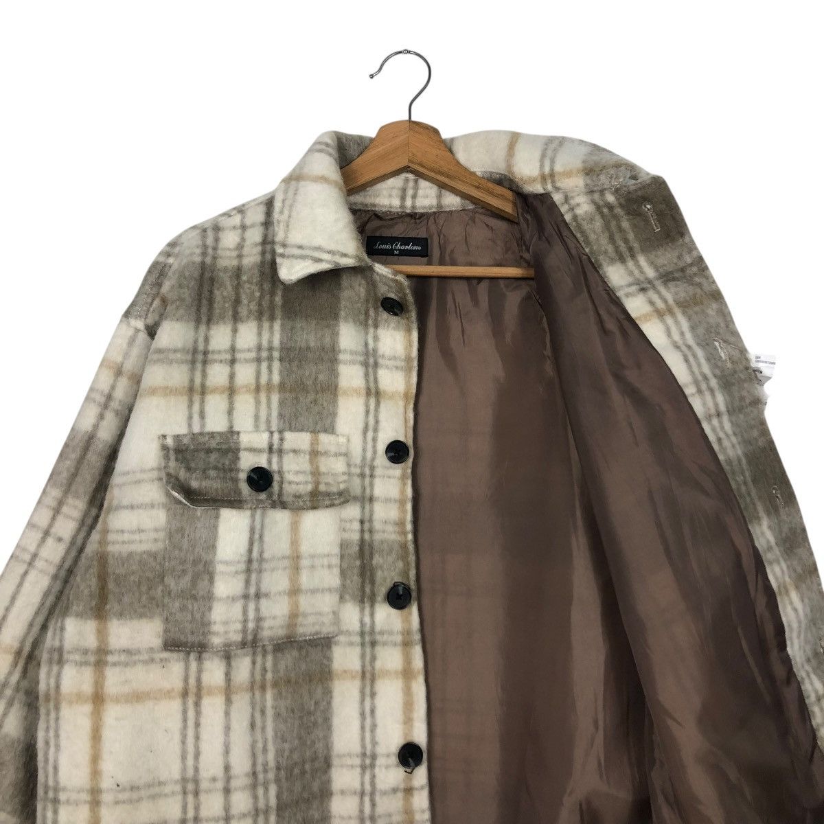 Japanese Brand 🔥VINTAGE WOOL FLANNEL JACKET LOUIS CHAVLON ISSEY MIYAKE Size US M / EU 48-50 / 2 - 14 Thumbnail