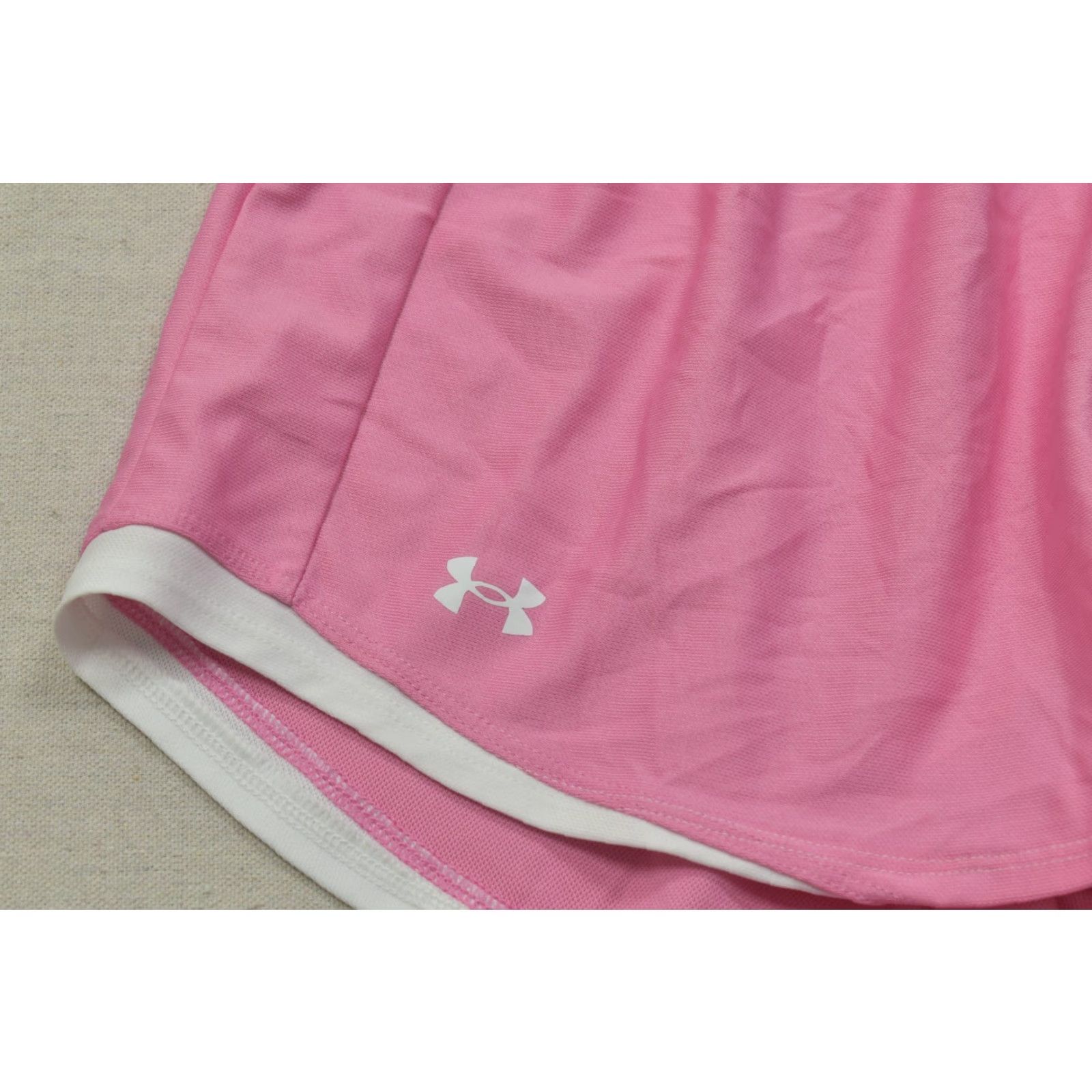 Under Armour Under Armour Women's Pink Play Up Shorts 3.0 Running Athletic Training M Medium-Long? Size 32" / US 10 / IT 46 - 5 Thumbnail