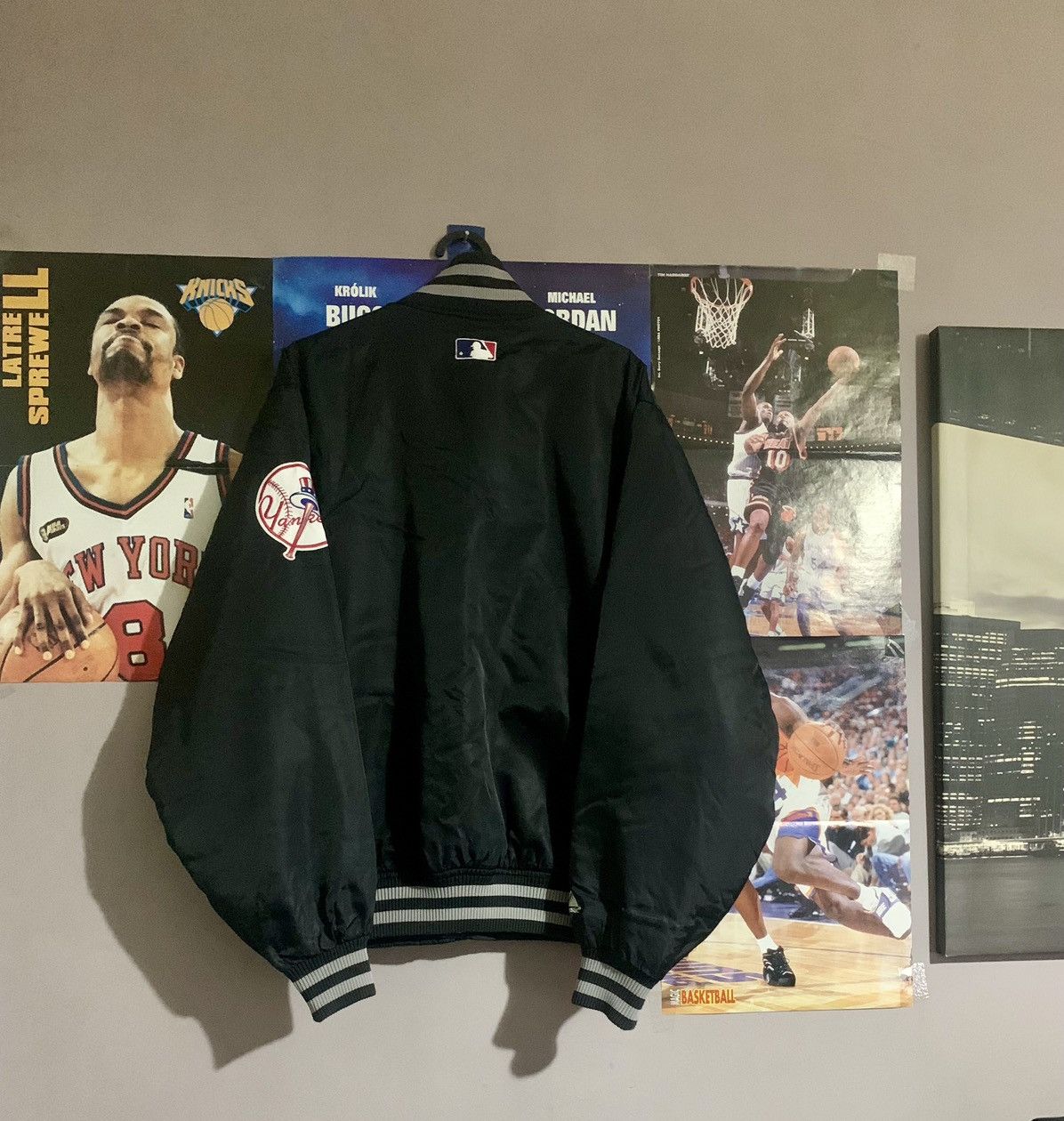 MLB × Majestic × New York Yankees 90s Vintage Majestic MLB New York Yankees Bomber Jacket Size US S / EU 44-46 / 1 - 8 Thumbnail