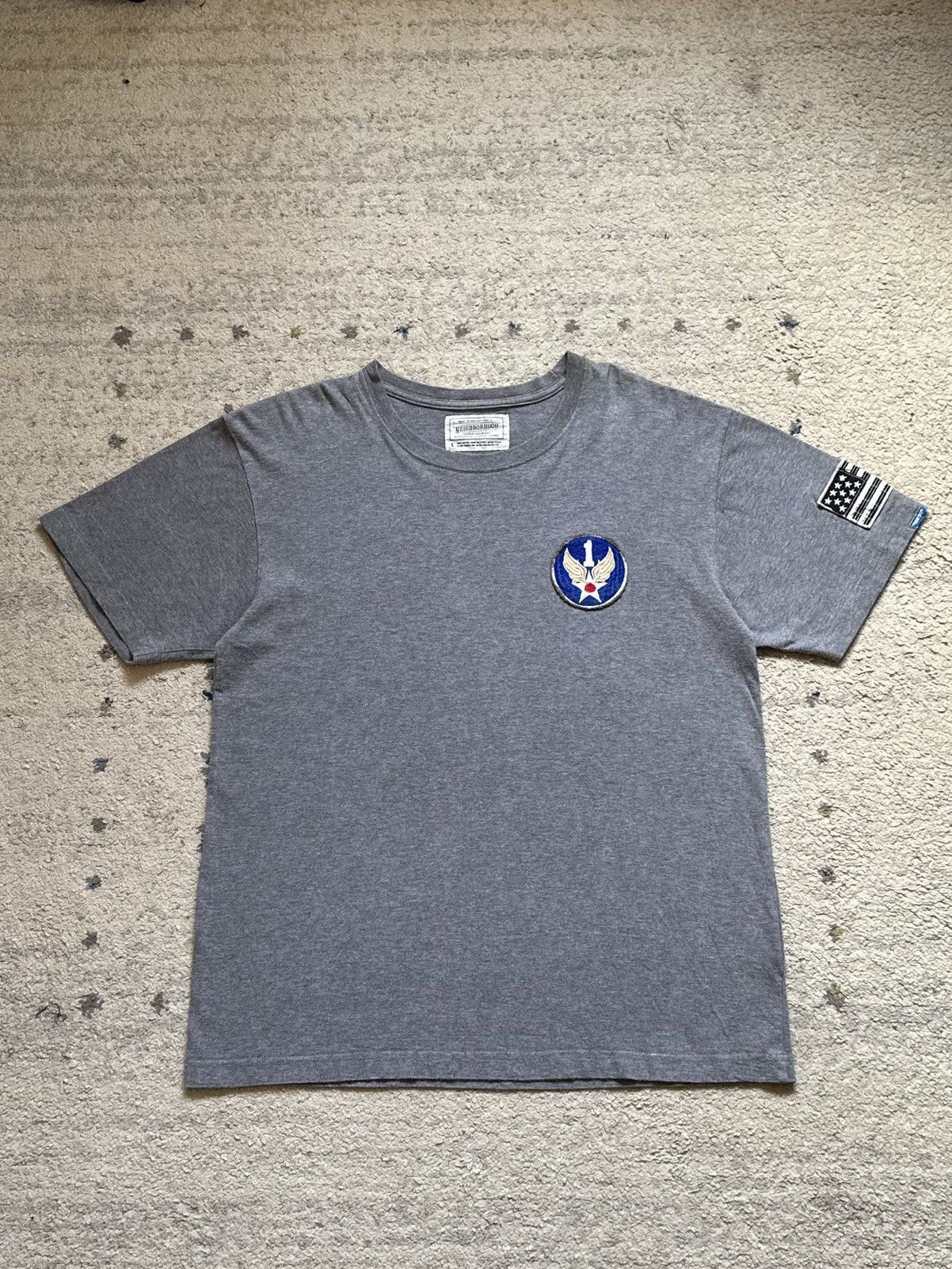 Neighborhood Neighborhood Izzue patch 90’s tee Size US L / EU 52-54 / 3 - 4 Thumbnail