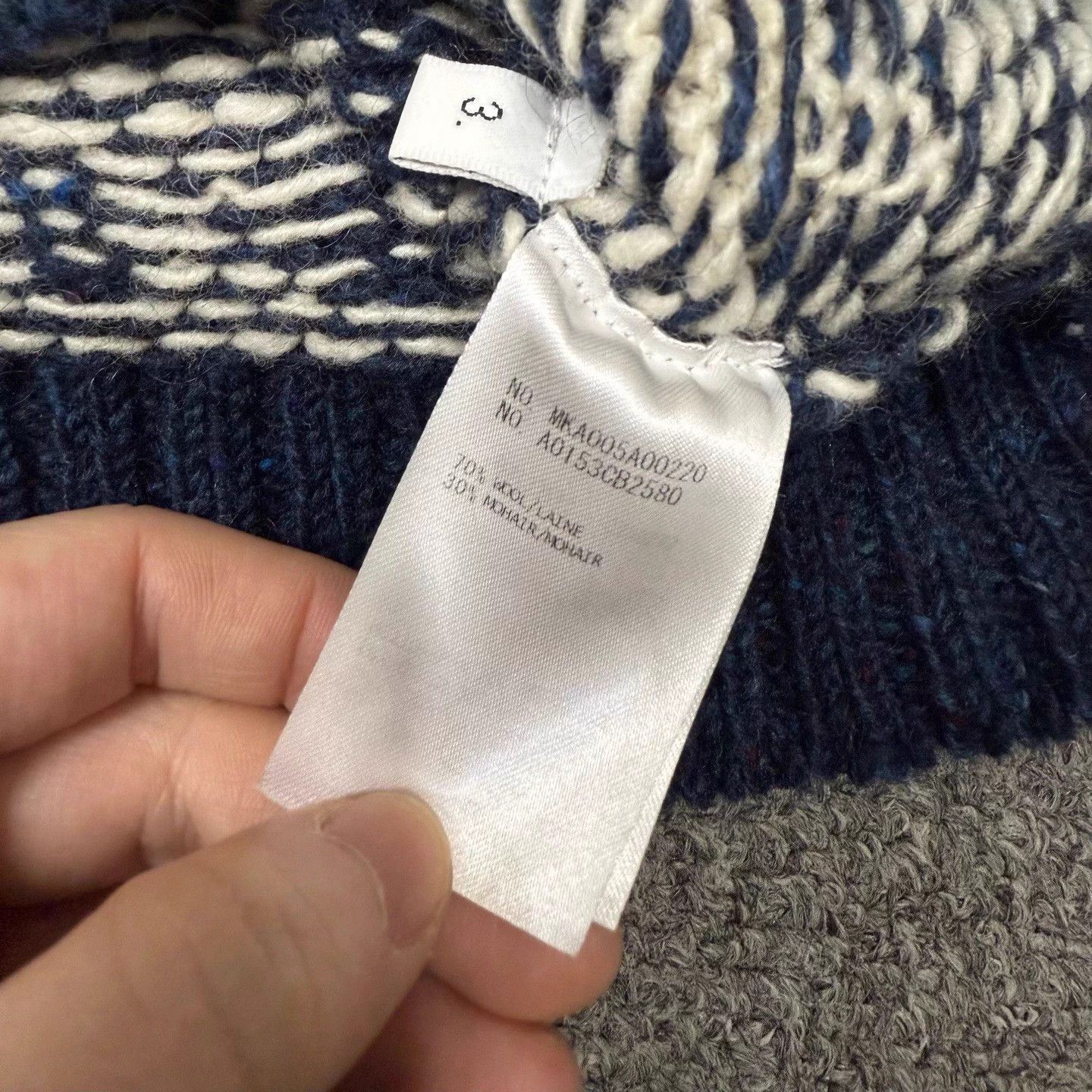 Thom Browne Thom Browne Snowflake 4Bar Knit Wool Sweater 3 Mint Size US L / EU 52-54 / 3 - 4 Thumbnail