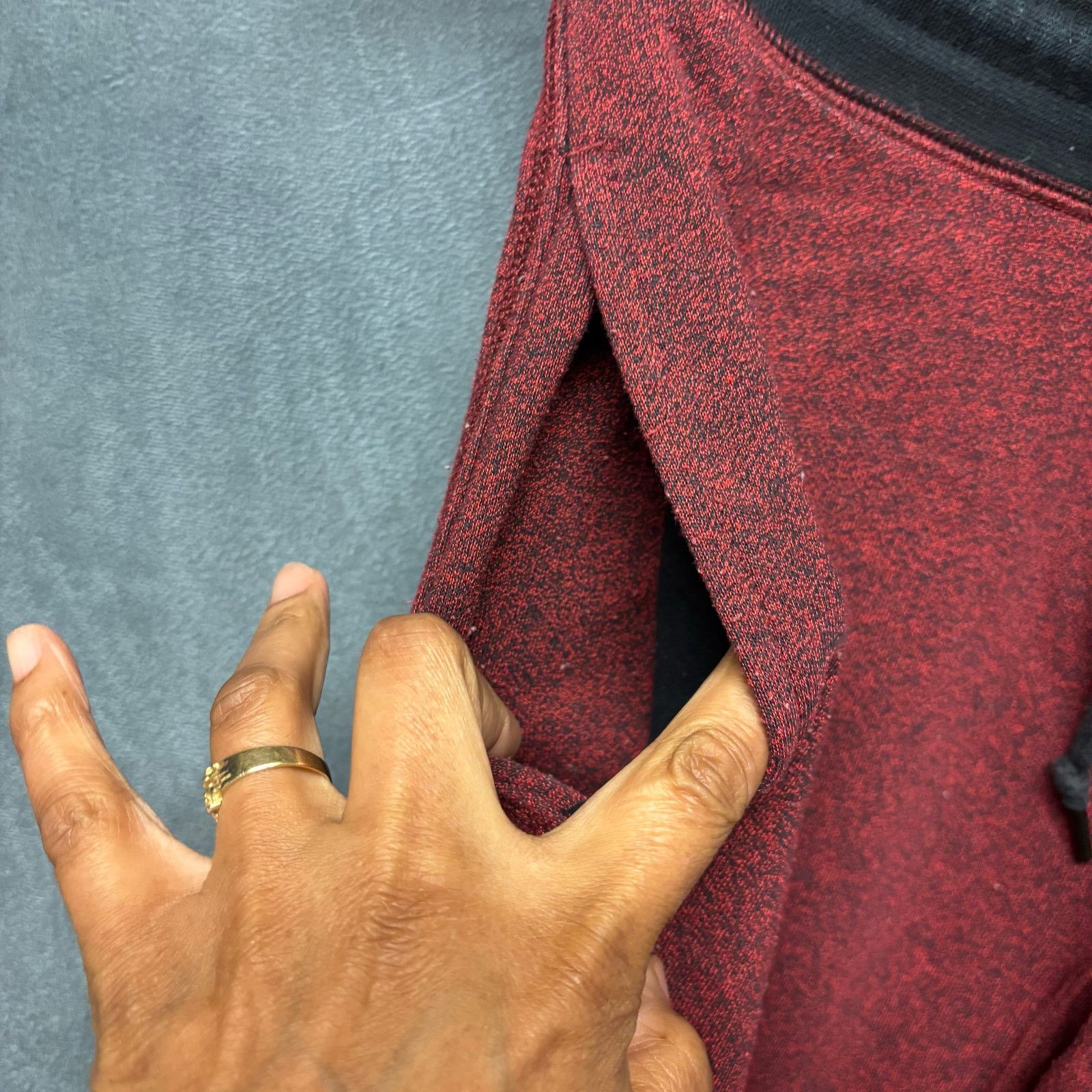 Nike Nike Joggers Maroon Red Cuff Slim Fit Sweatpants Men's Sm Size US 27 - 7 Thumbnail