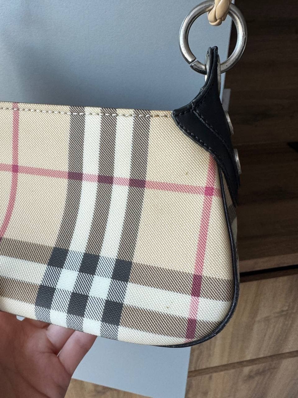Burberry × Vintage Vintage Burberry Novacheck Shoulder bags Handbag Size ONE SIZE - 3 Thumbnail
