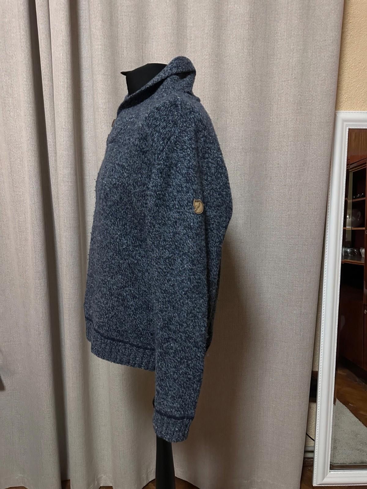 Fjallraven Fjallraven Lada Shawl Sweater Dark Navy Sz L Size US L / EU 52-54 / 3 - 5 Thumbnail