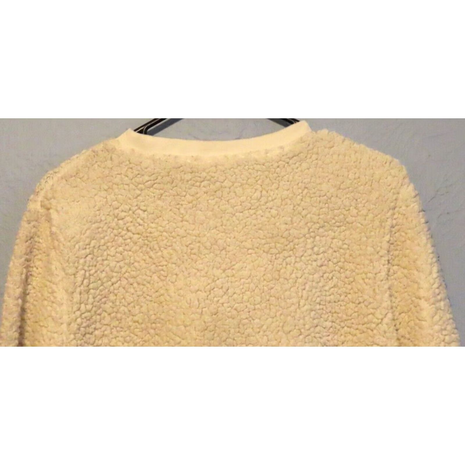 NHL NHL Sweatshirt Women XL White Fleece Sherpa Crew Embroidered Hockey Sweatshirt Activewear 16/18 Size XL / US 12-14 / IT 48-50 - 6 Thumbnail