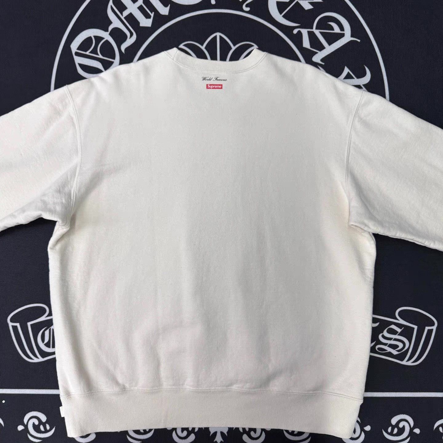 Supreme Supreme Linen White Metropolitan Crewneck Sweatshirt Q10 Size US L / EU 52-54 / 3 - 4 Thumbnail