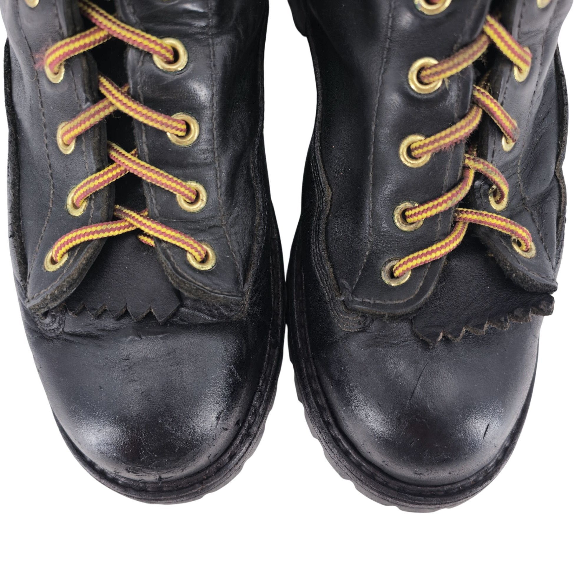 White's Hathorn Boots Men 10.5 Black Leather Work Boots USA