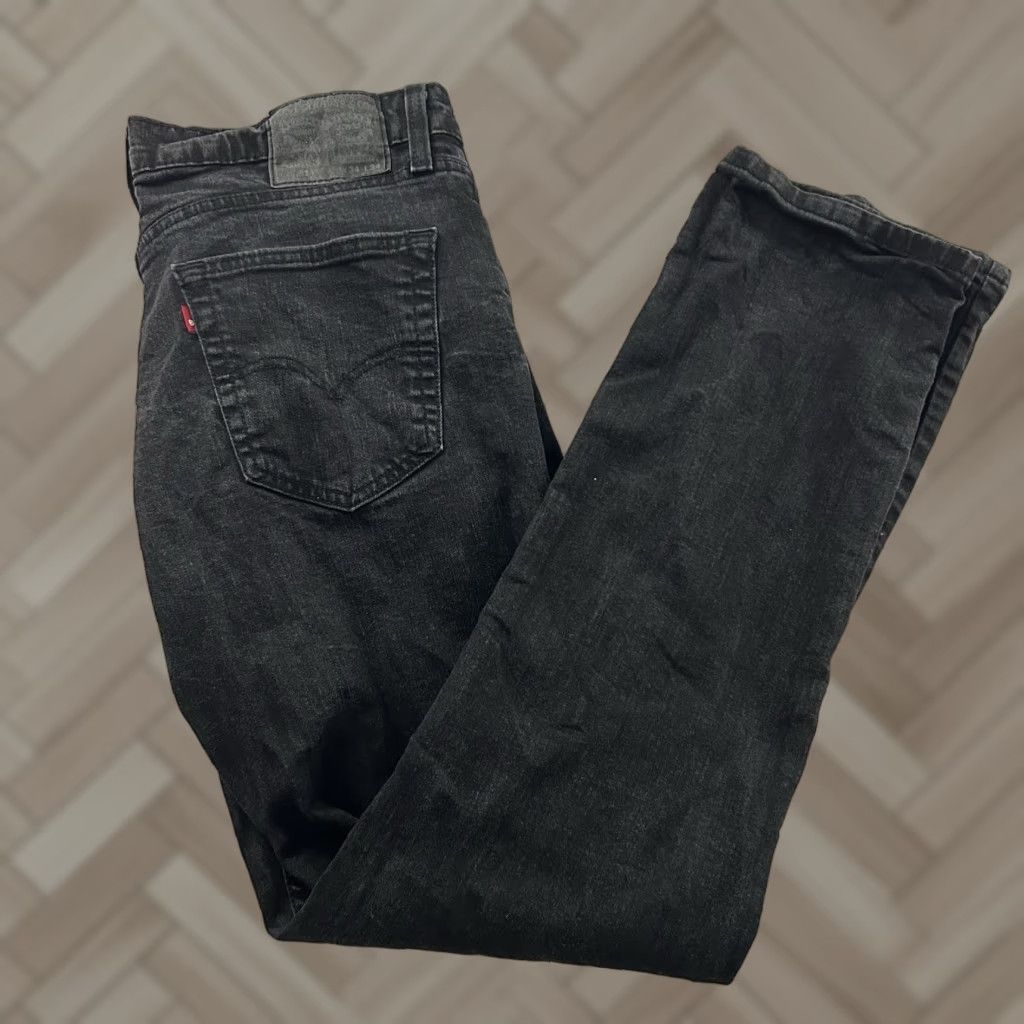 Levi's Levi's 514 Jeans Straight Denim Black Wash 34x34 Mens Adult 34 Black 514 Levi's Jeans 90s Size US 34 / EU 50 - 1 Thumbnail