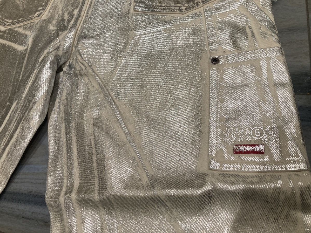 Maison Margiela × Supreme Supreme 2024SS x Maison Margiela foil double knee paint pant Size US 32 / EU 48 - 4 Thumbnail