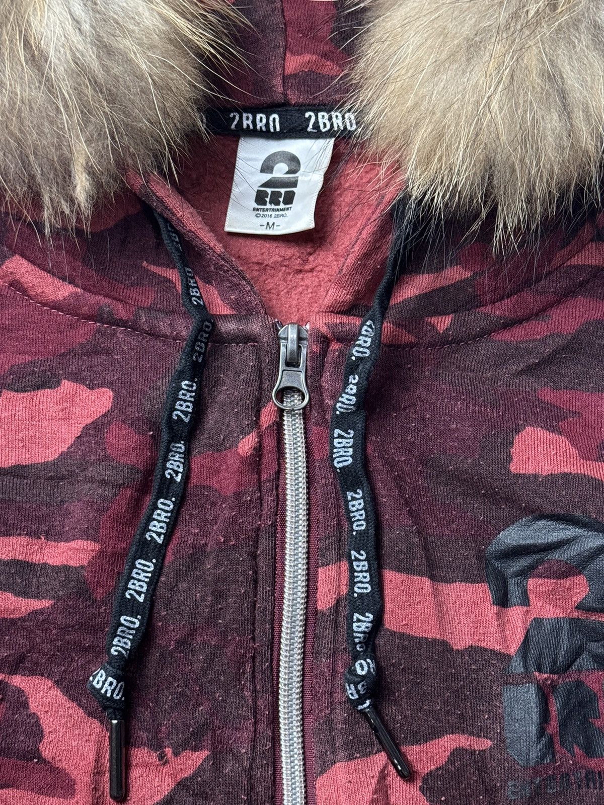 Hysteric Glamour Fur Hoodie Red Camo 2Bro Japanese Size US M / EU 48-50 / 2 - 5 Thumbnail
