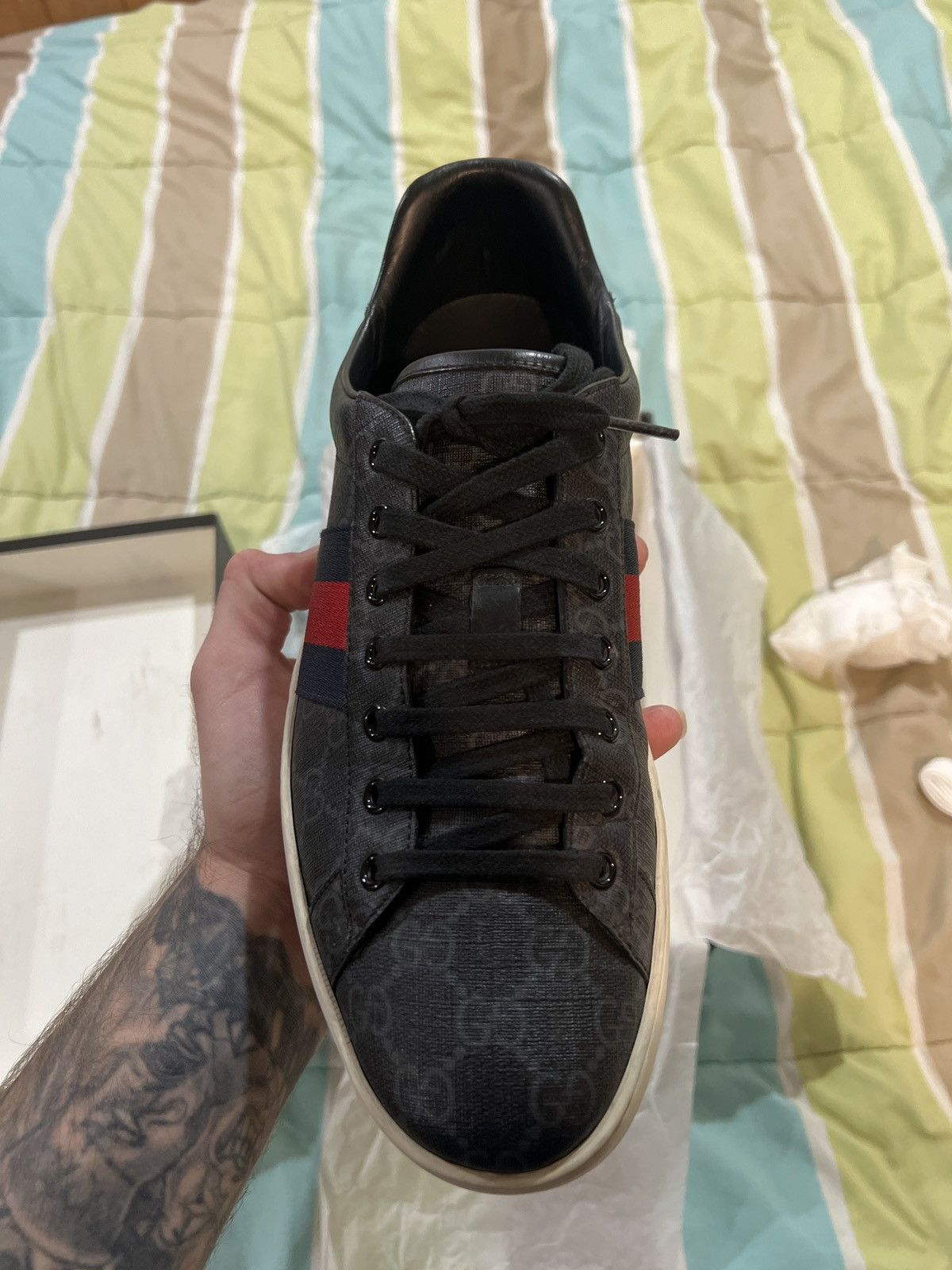 Gucci Gucci Ace Sneakers Size US 11 / EU 44 - 11 Thumbnail