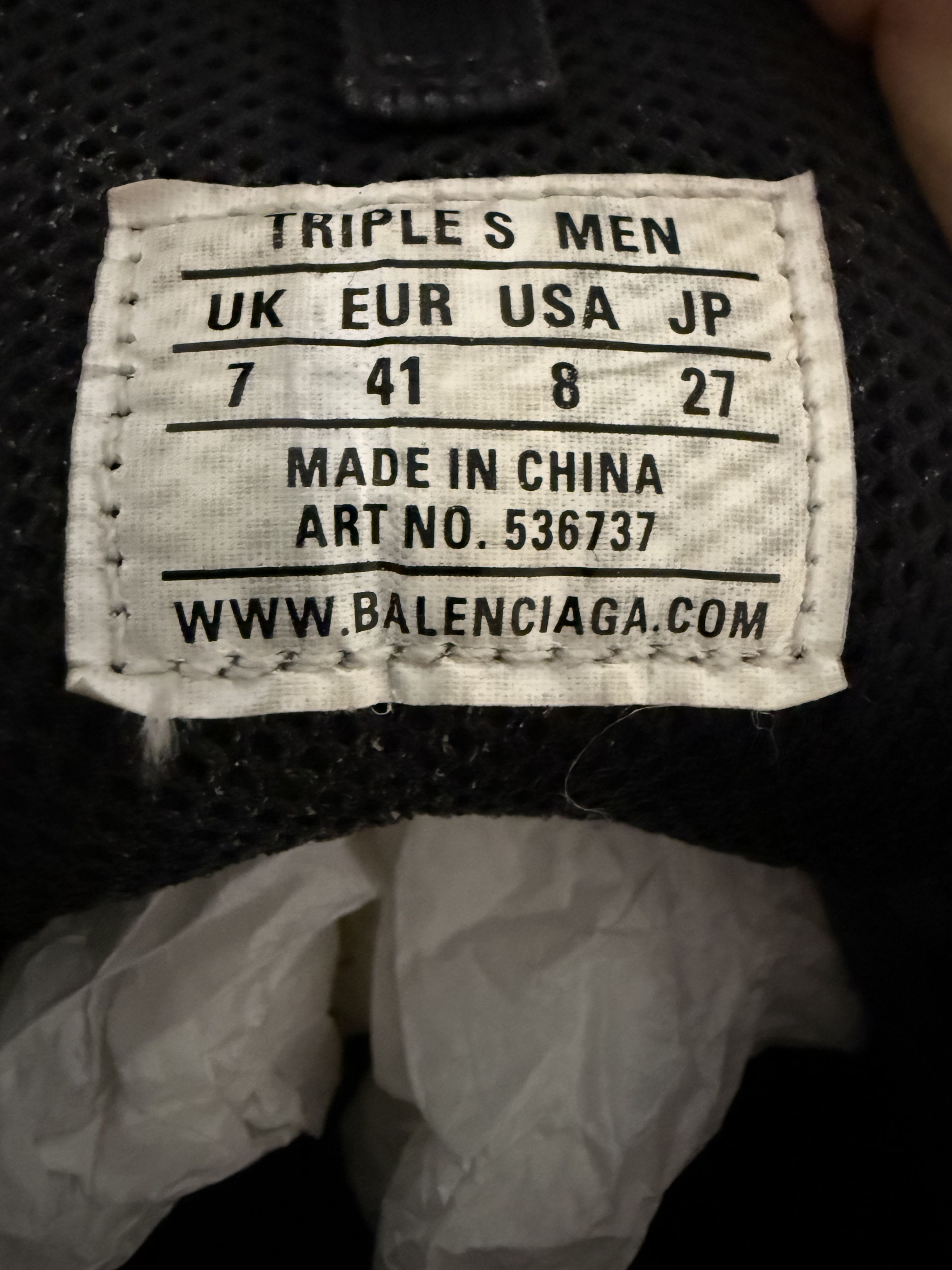 Balenciaga Balenciaga Triple S Sneakers Size US 8 / EU 41 - 17 Thumbnail
