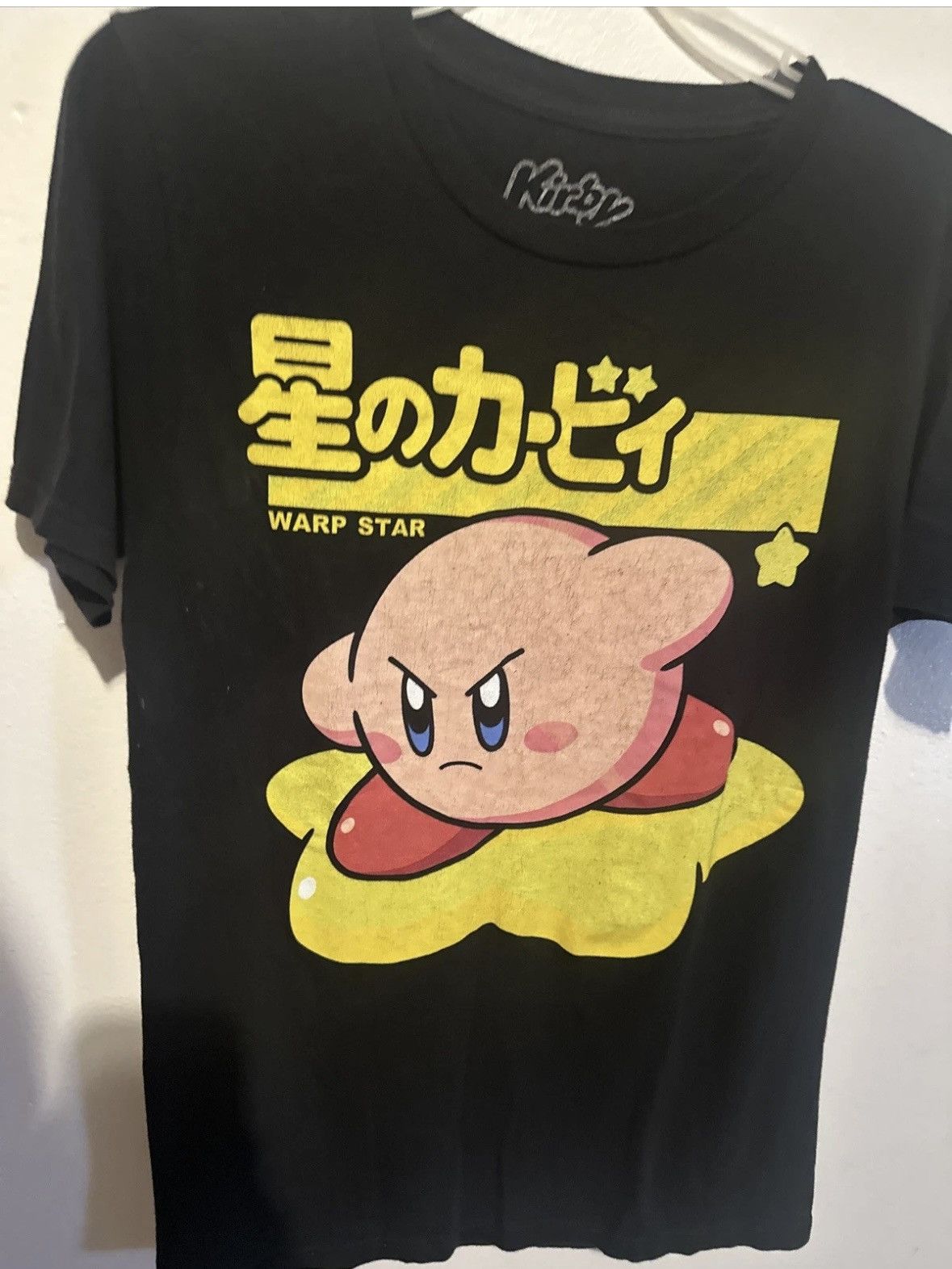 Nintendo Nintendo Kirby Warp Star T Shirt Size S Black Size US S / EU 44-46 / 1 - 1 Thumbnail