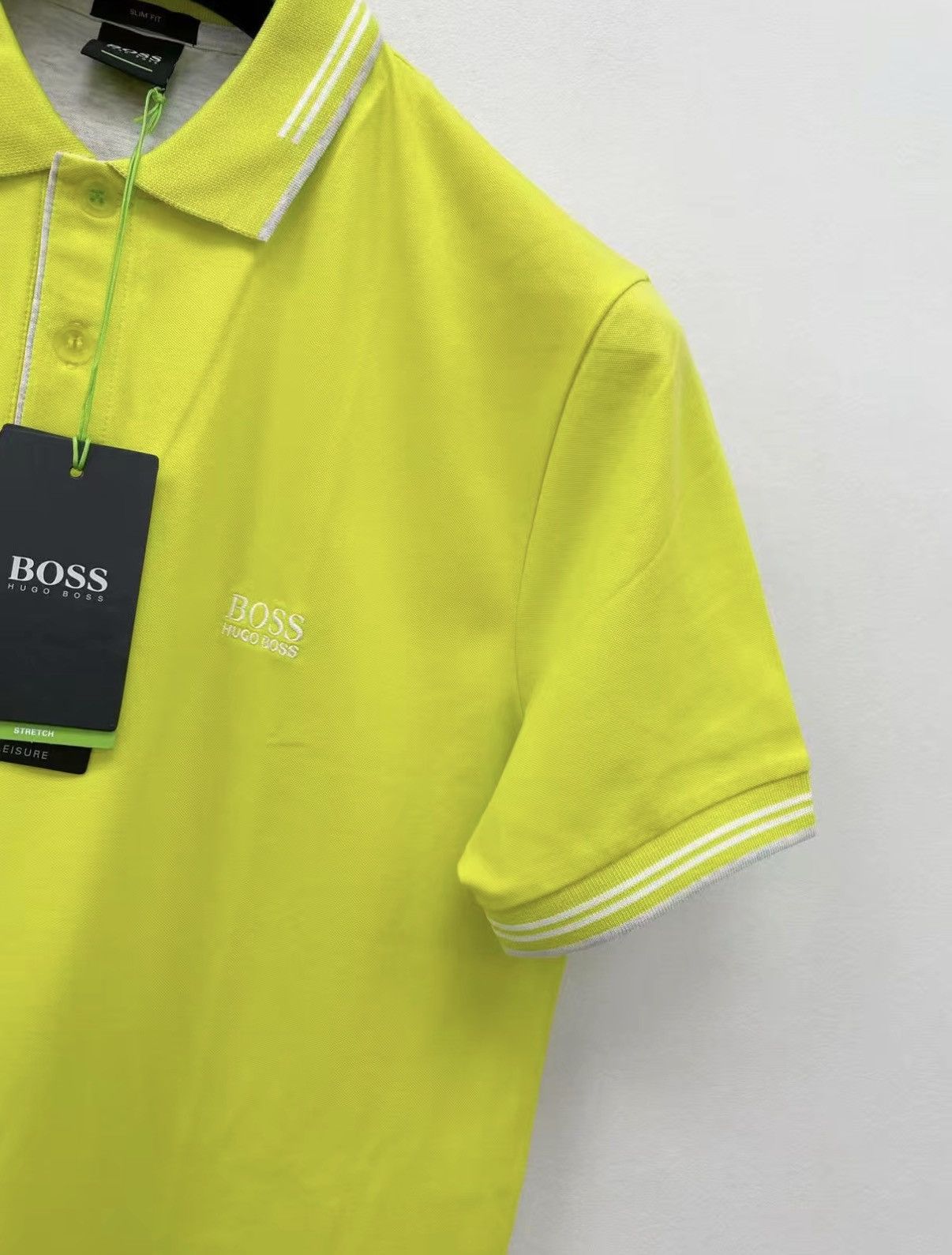 Hugo Boss HUGO BOSS High Stretch Short Sleeve Polo Shirt J30 Size US L / EU 52-54 / 3 - 3 Thumbnail