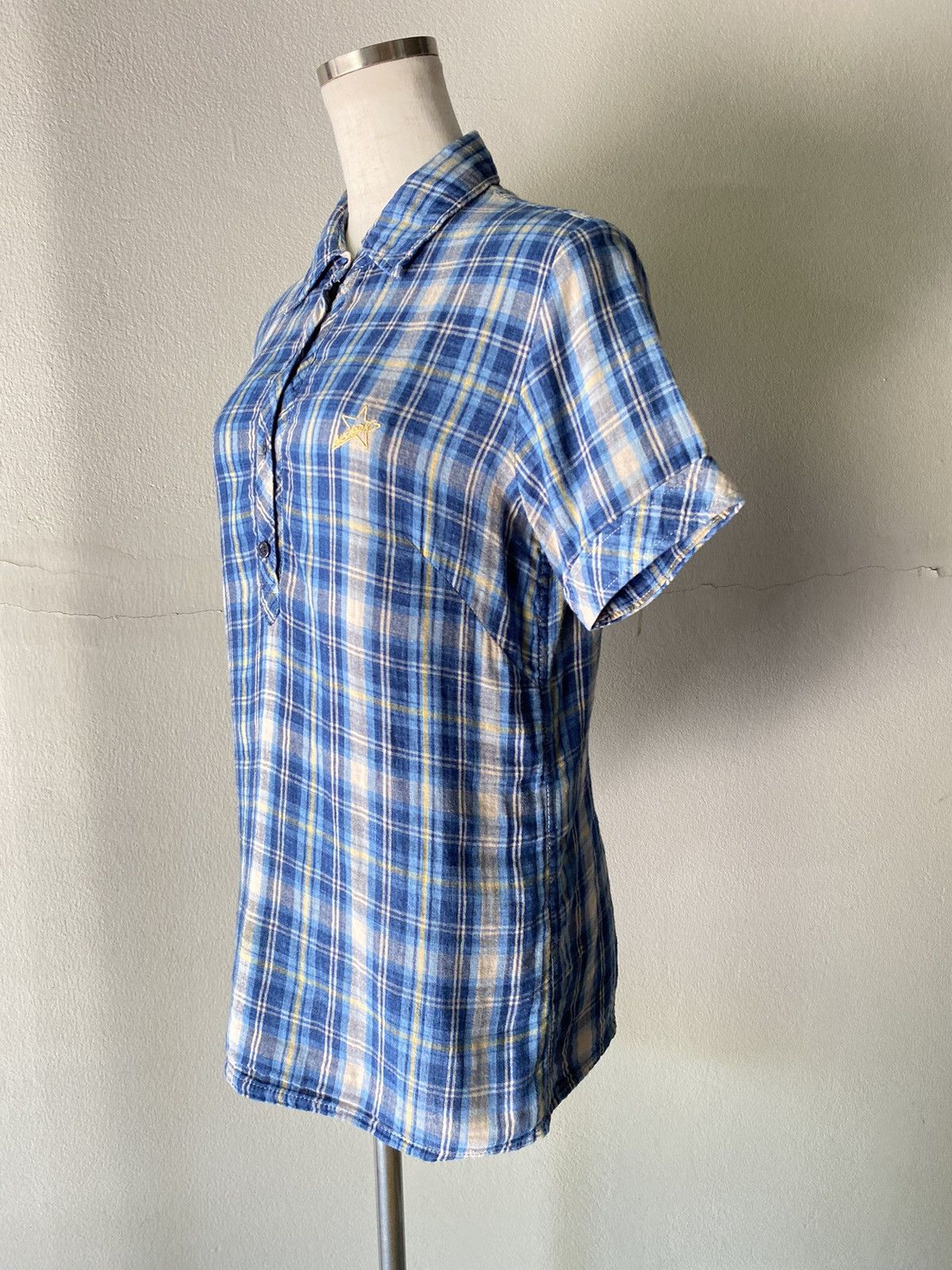 Hysteric Glamour Hysteric Glamour Blue Plaid Button-Up Shirt. Size S / US 4 / IT 40 - 17 Thumbnail