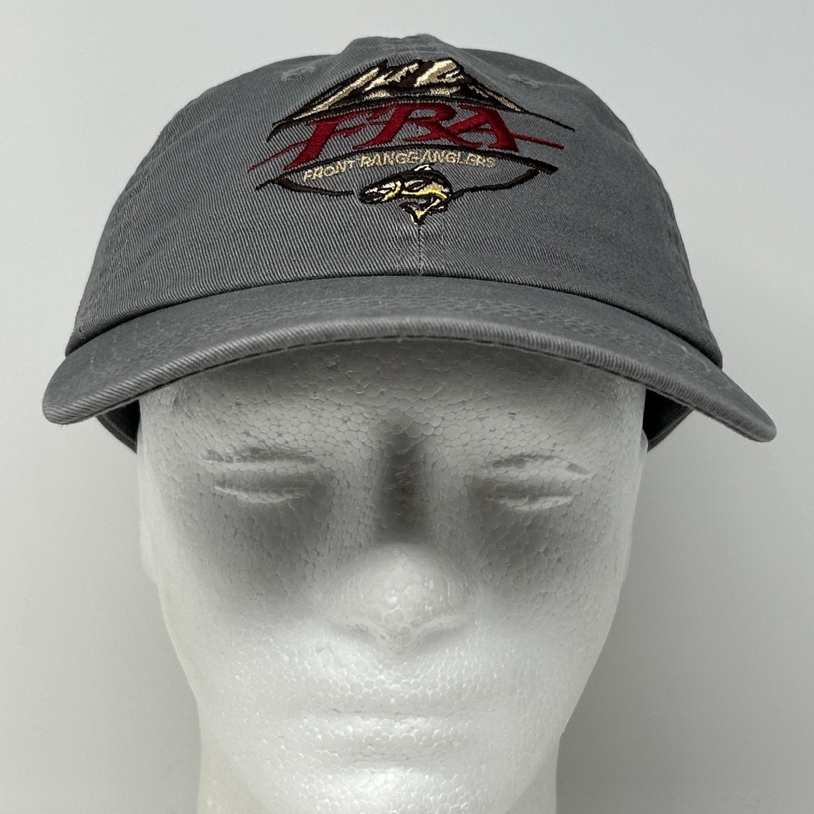 Other FRA Front Range Anglers Dad Hat Baseball Cap Fisherman Gray Size ONE SIZE - 2 Thumbnail