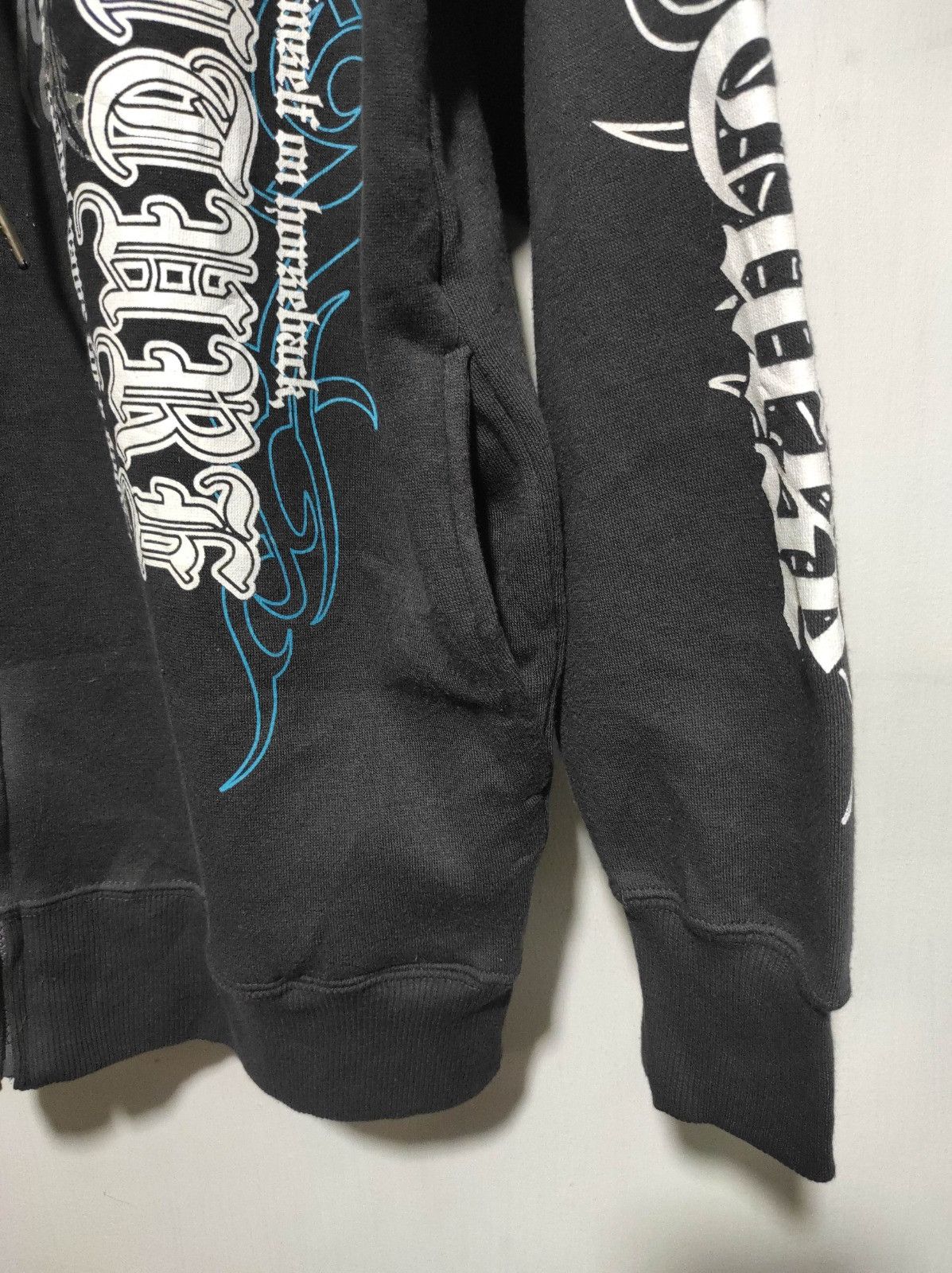 Affliction Beaumere Cross poem zip fur hoodie ifsix LGB style Size US L / EU 52-54 / 3 - 9 Thumbnail