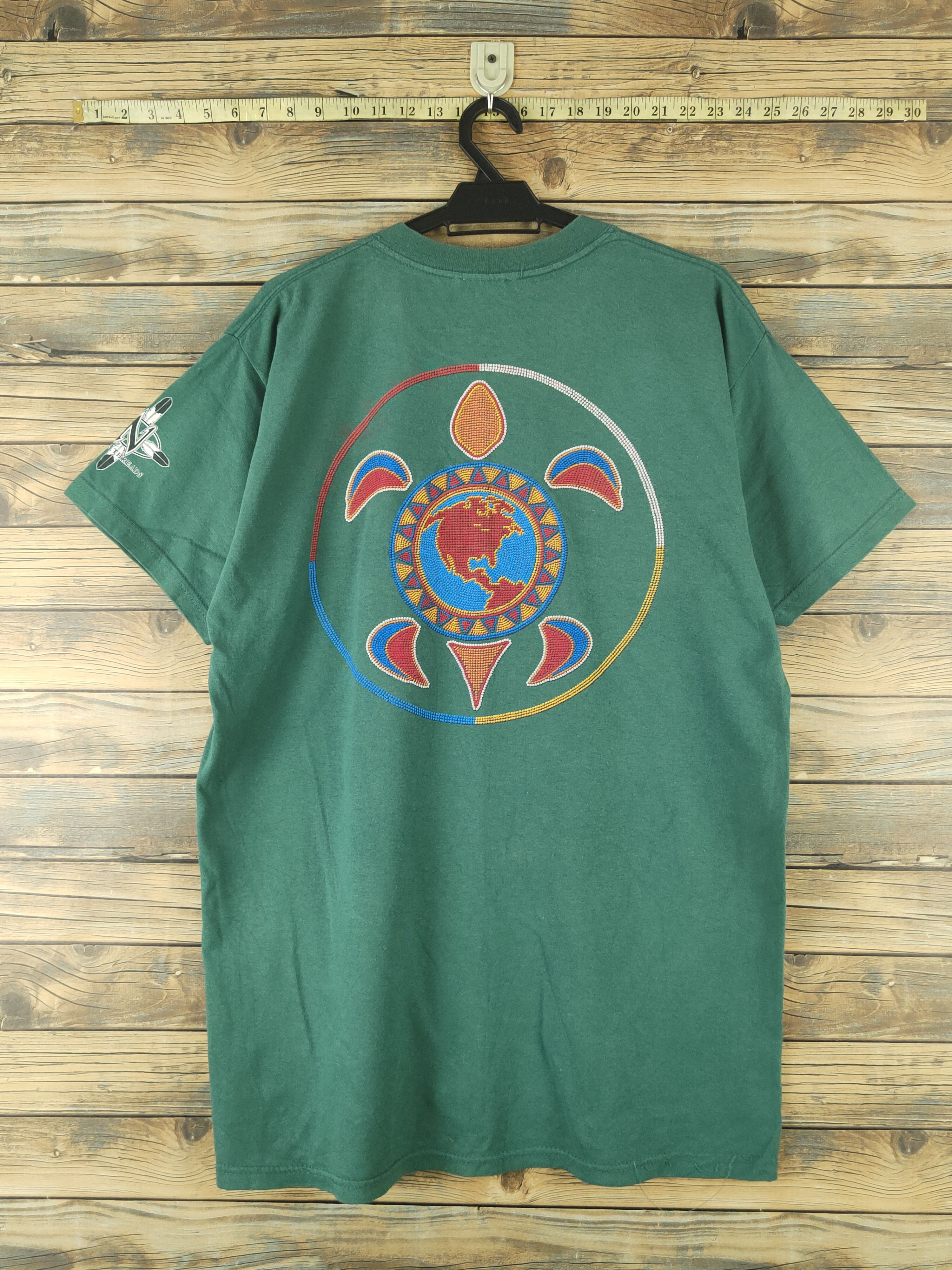 Native DL Native Threads Green Short Sleeve T-shirt #2760 Size US L / EU 52-54 / 3 - 8 Thumbnail
