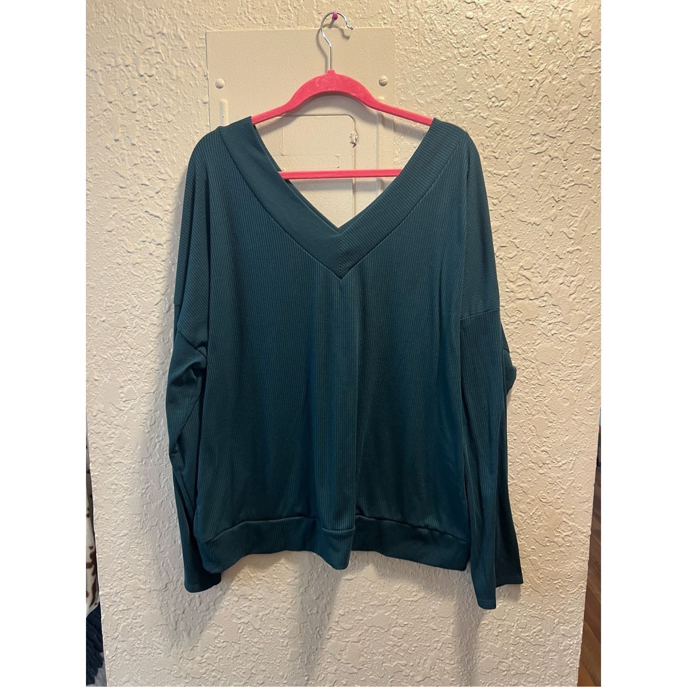 Other White Birch Green V-Neck Long Sleeve Top Woman’s Size 2X Size XXL / US 16-18 / IT 52-54 - 5 Thumbnail