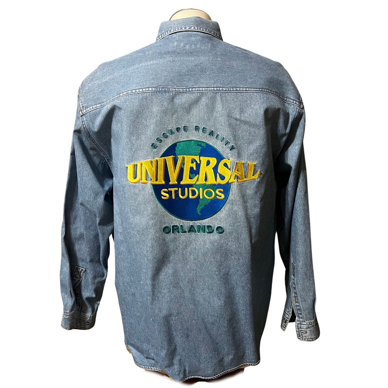 Disney VTG Demin Disney Orlando University Studio's L/S Button XL Size US XL / EU 56 / 4 - 2 Thumbnail