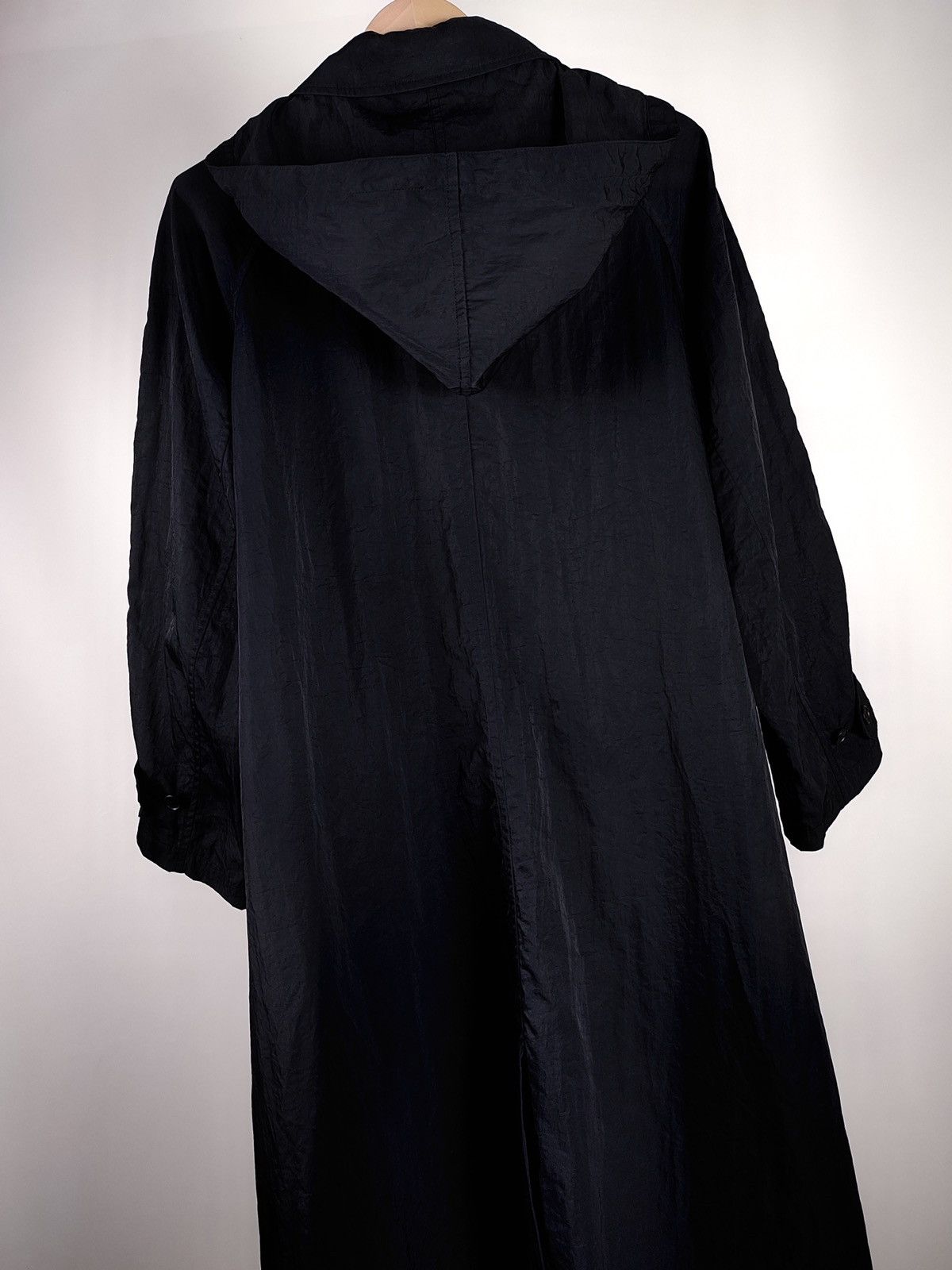 Yohji Yamamoto Yohji Yamamoto Oversized Nylon Hood Trench Coat Size US M / EU 48-50 / 2 - 19 Thumbnail
