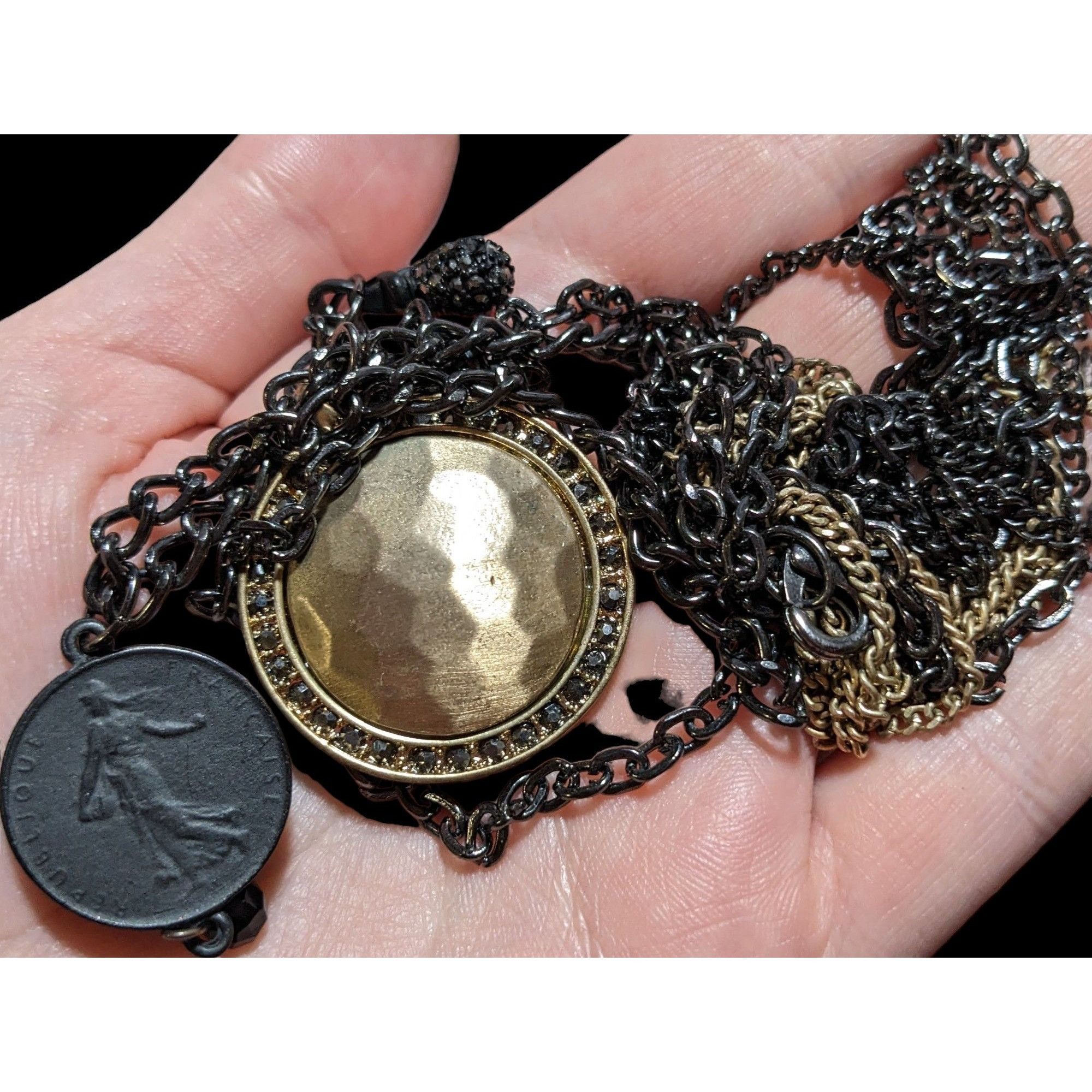 Other Multilayer Medallion Necklace Size ONE SIZE - 6 Thumbnail