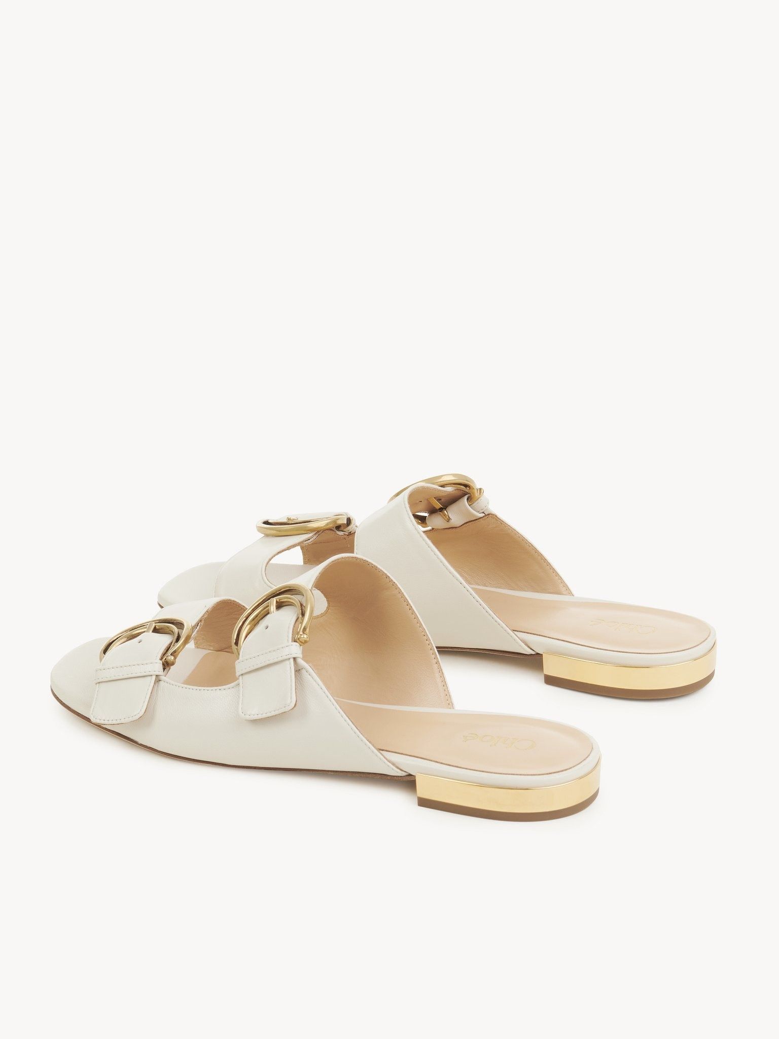 Chloe oc11z0525 Alizè Slides in Eggshell Size US 7 / IT 37 - 4 Thumbnail