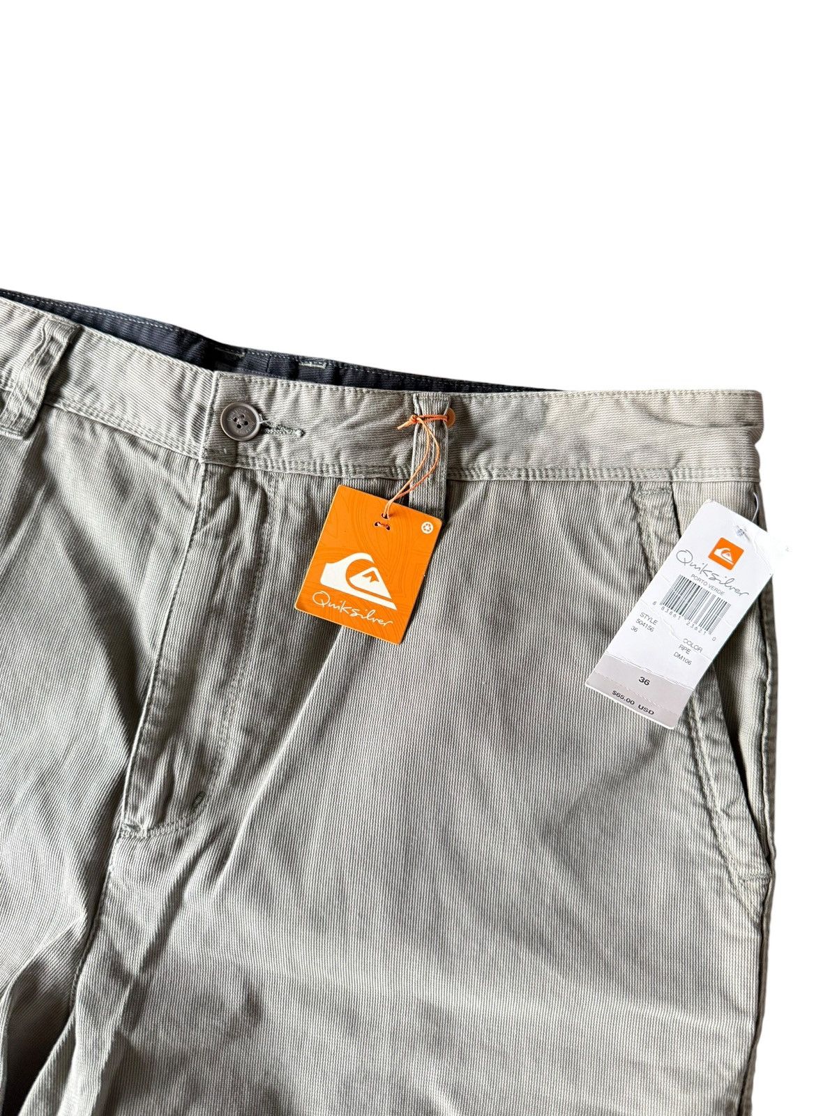 Quiksilver Y2K Quiksilver Straight Fit Chino greenish beige Shorts Size US 36 / EU 52 - 2 Thumbnail