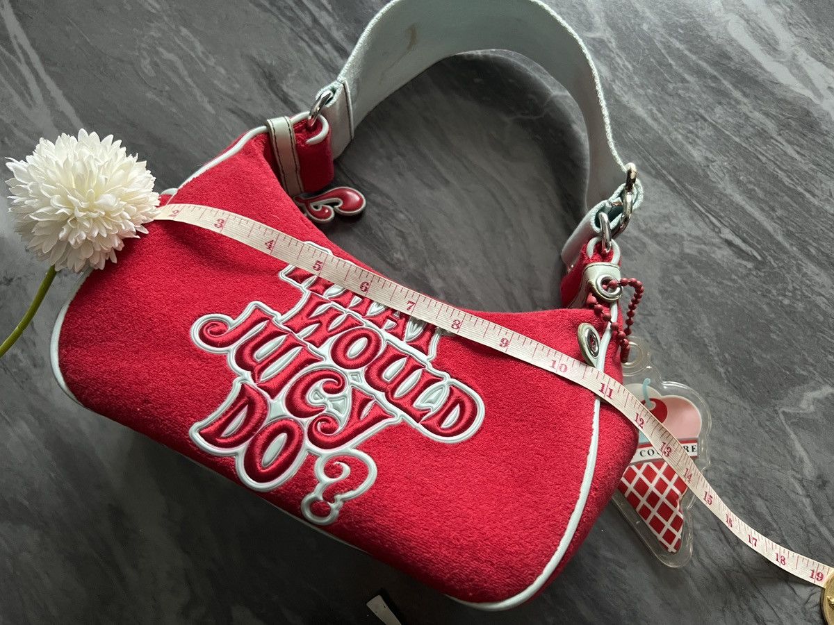Juicy Couture × Vintage Juicy Couture : What Would Juicy Do ? Bag Cheery Red + Gift Size ONE SIZE - 18 Thumbnail