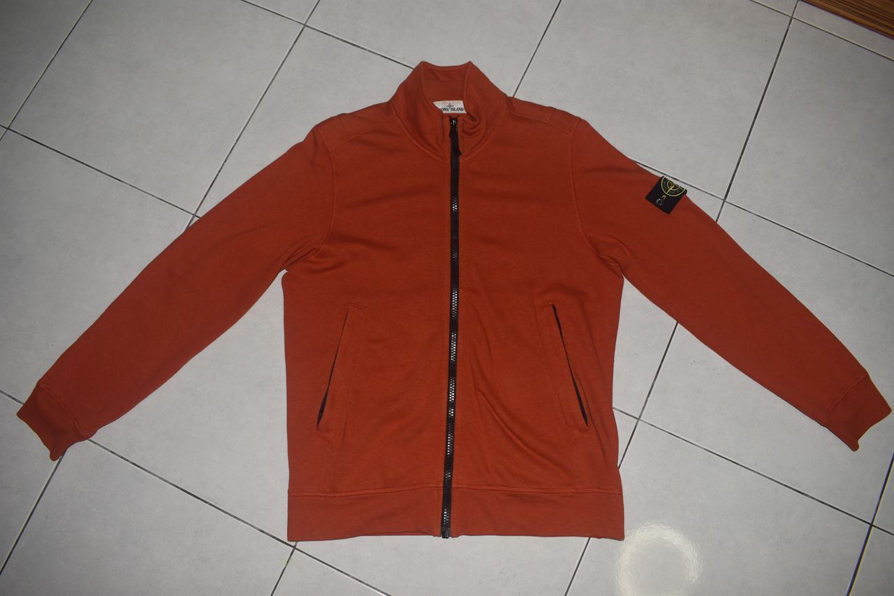 Stone Island Stone Island Full Zip Up Orange Fleece Size US M / EU 48-50 / 2 - 1 Thumbnail