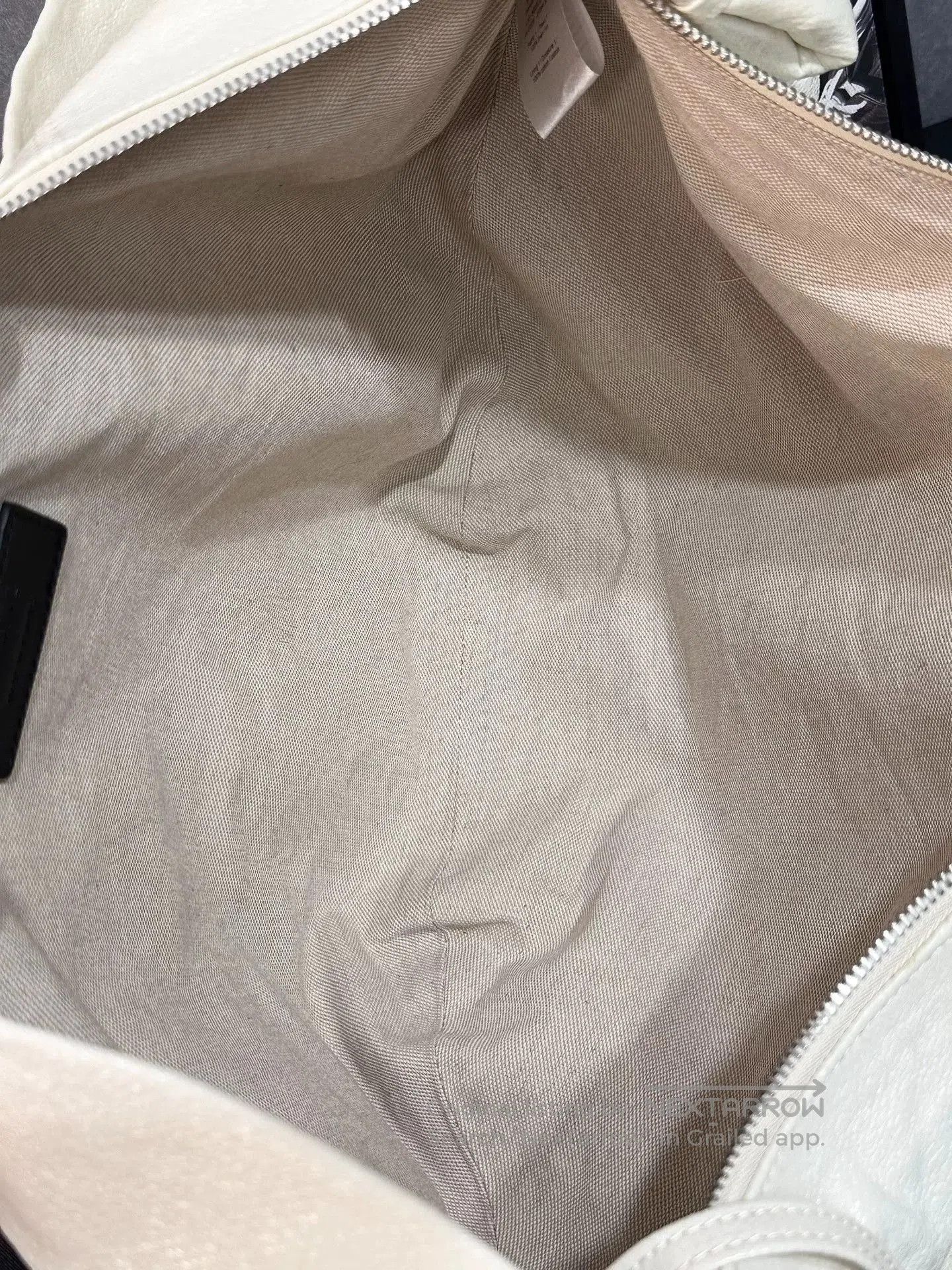 Lemaire Lemaire Large Coated Cotton Croissant Bag. Size ONE SIZE - 9 Thumbnail