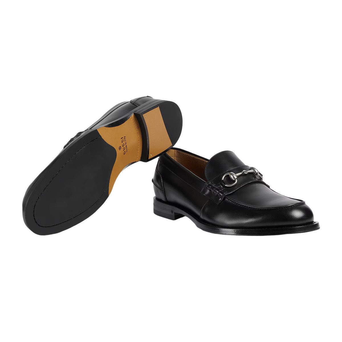 GUCCI $1150 Men's Black Horsebit Loafers New & Authentic (Me