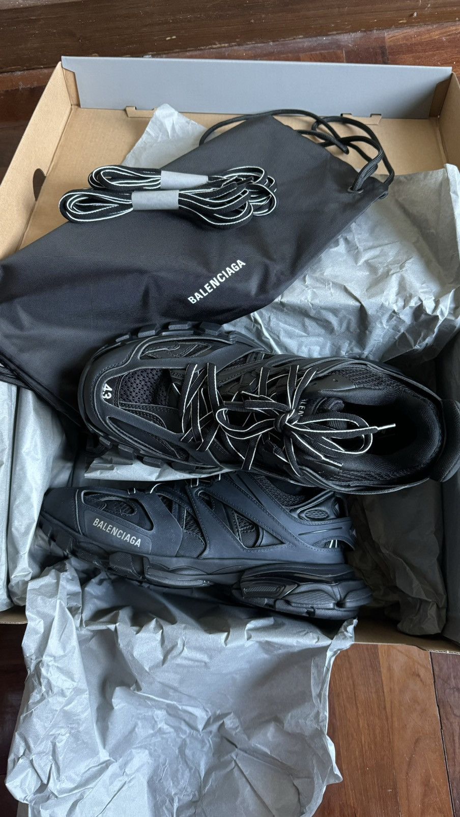 Balenciaga Balenciaga Black Track 1.0 Size US 10 / EU 43 - 1 Thumbnail
