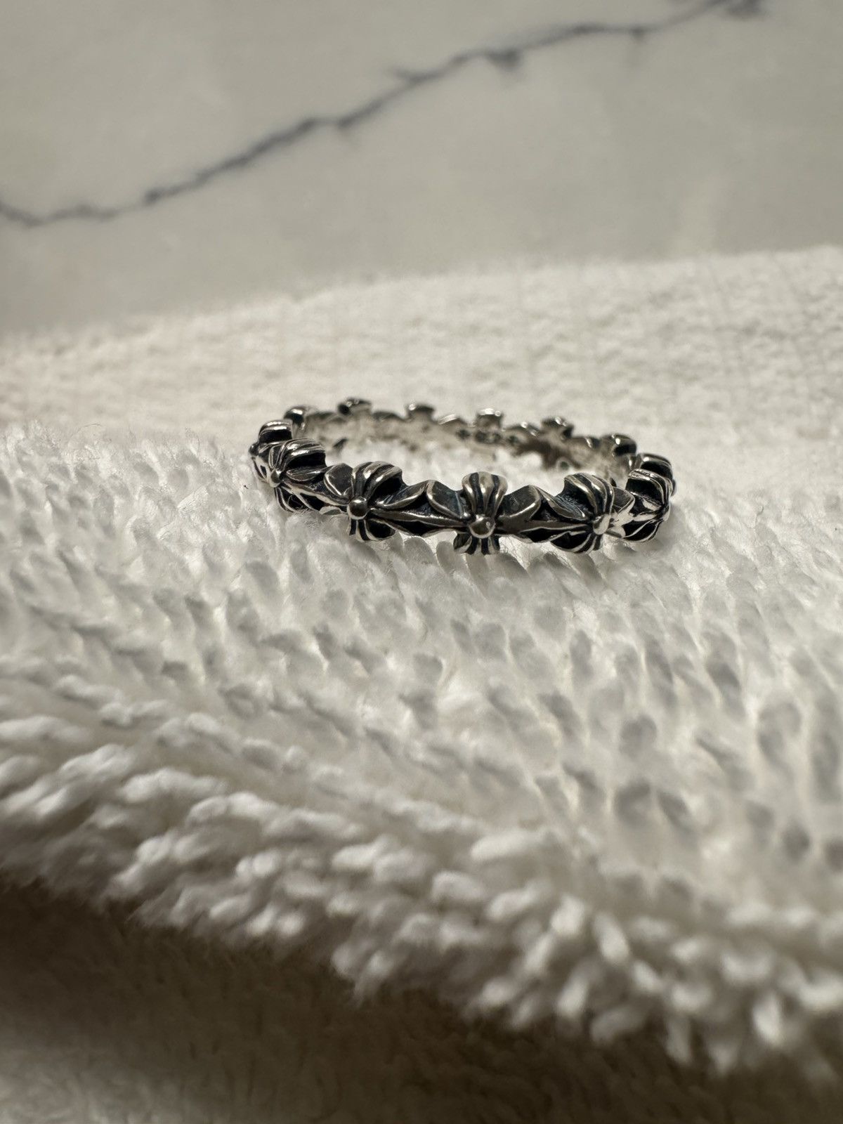 Chrome Hearts Tiny E CH Plus Triple Band | Grailed