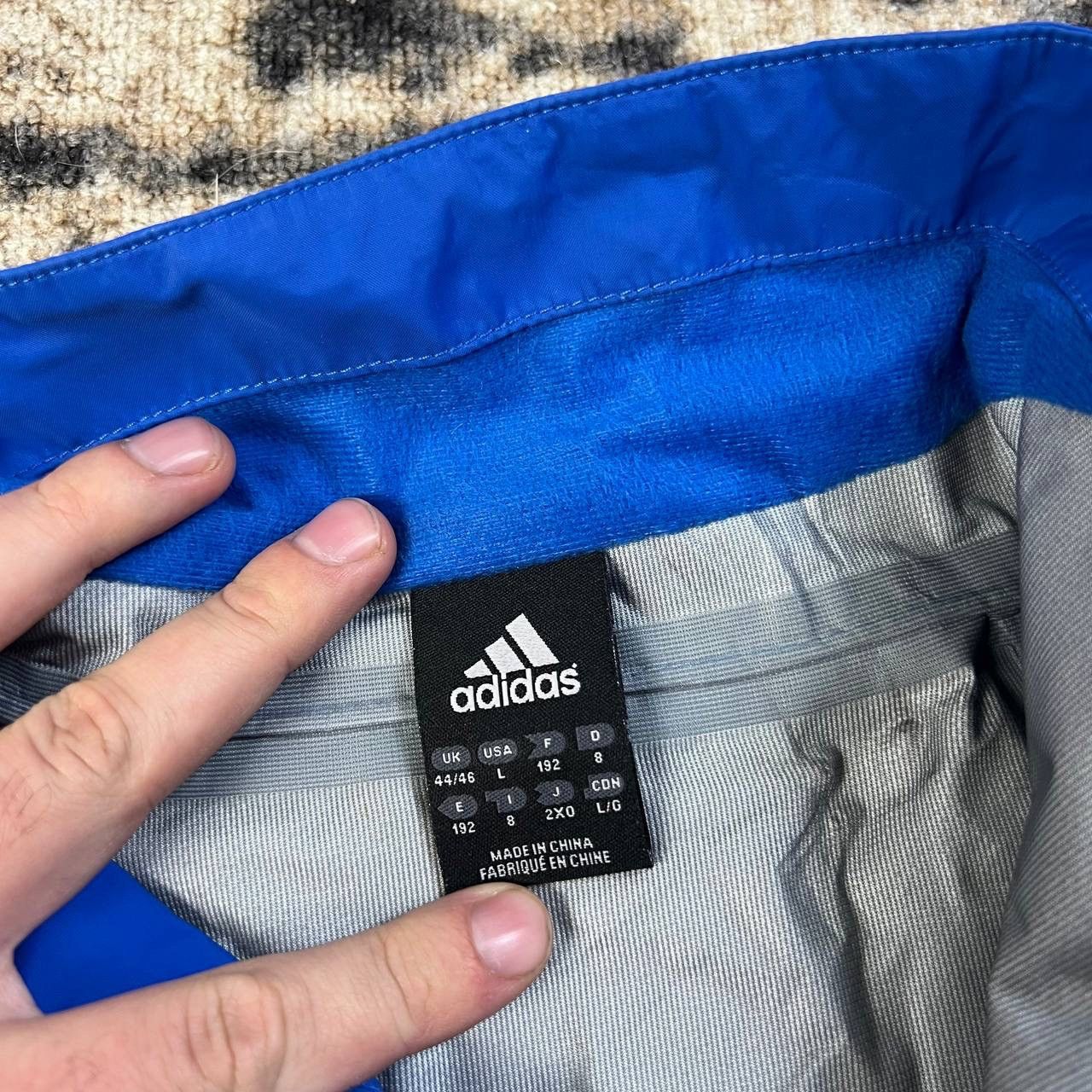 Adidas Adidas Vintage Y2K Aquazip Light Jacket Size US L / EU 52-54 / 3 - 7 Thumbnail