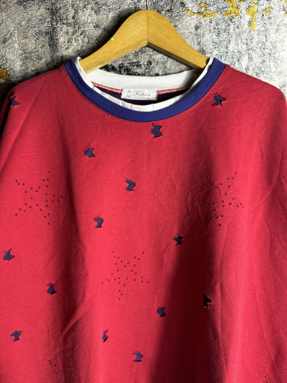Beauty Beast CRAZY FASHION DISTRESSED DOUBLE LAYER GRUNGE PUNK SWEATSHIRT Size US XXL / EU 58 / 5 - 2 Thumbnail