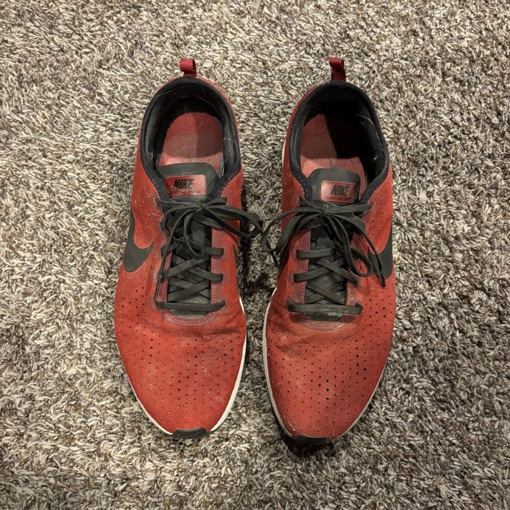 Nike Crimson And Ebony Running Shoes in Red, Men's (Size 13)