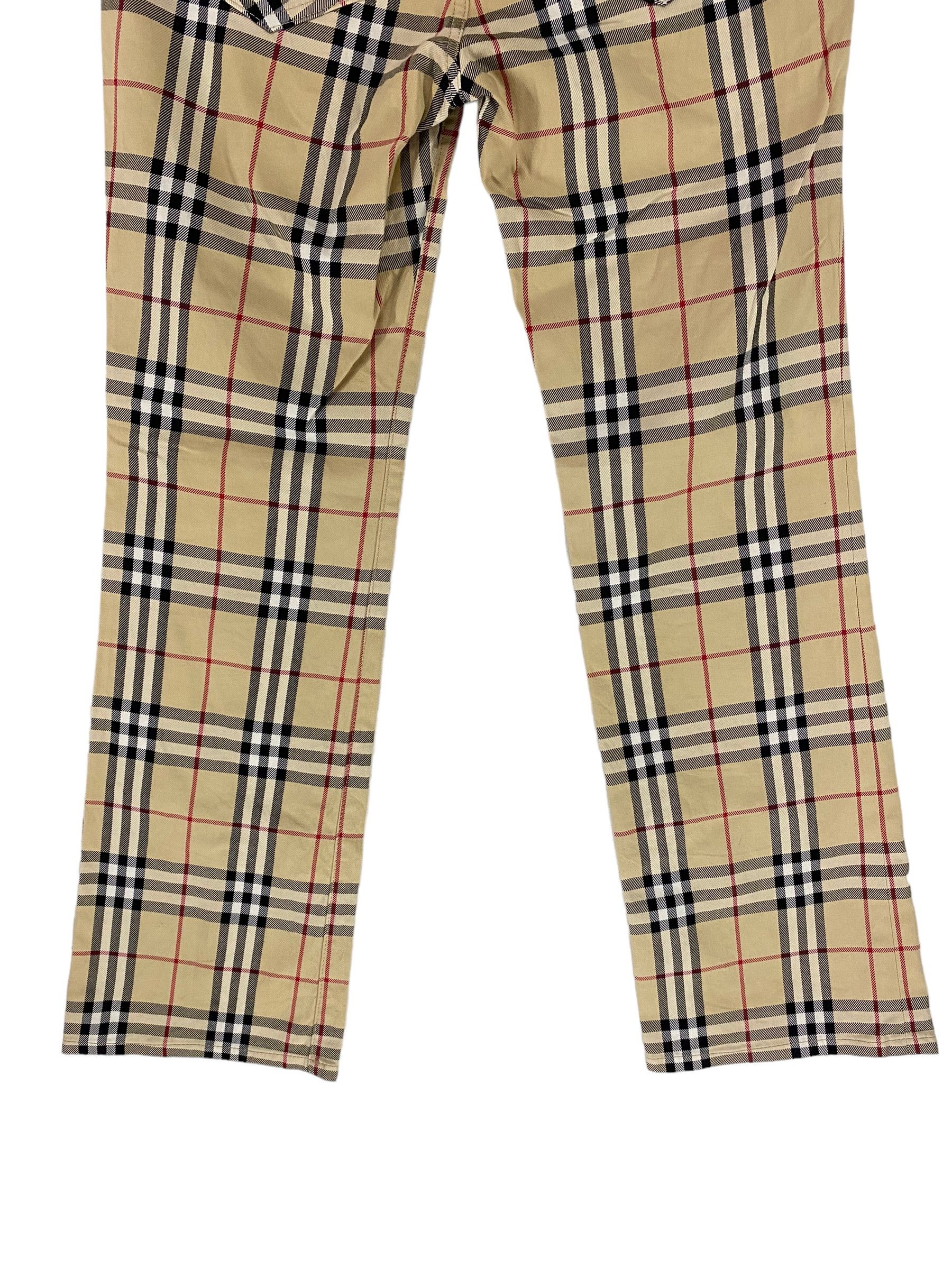 Burberry × Designer Burberry nova check plaid pant Size 28" / US 6 / IT 42 - 9 Thumbnail