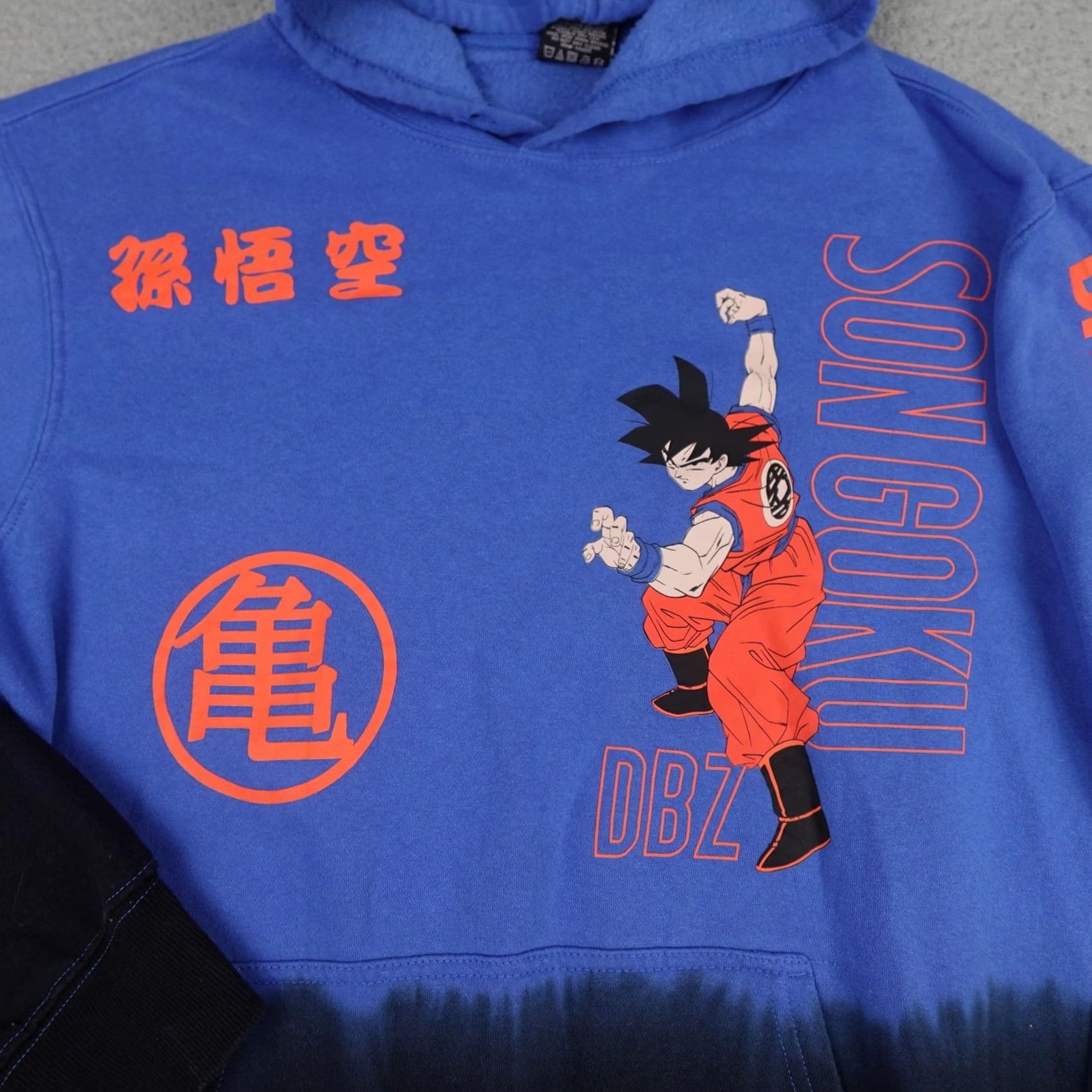 Vintage Dragon Ball Z Hoodie Mens M Blue Black Son Goku Graphic Pullover DBZ Anime Size US M / EU 48-50 / 2 - 7 Thumbnail