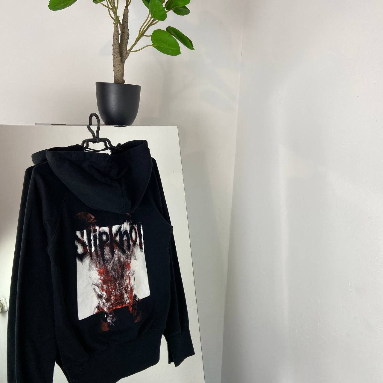 Band Tees Slipknot Hoodie Boxy Fit Vintage Rock Oversized Tribal Size M / US 6-8 / IT 42-44 - 2 Thumbnail