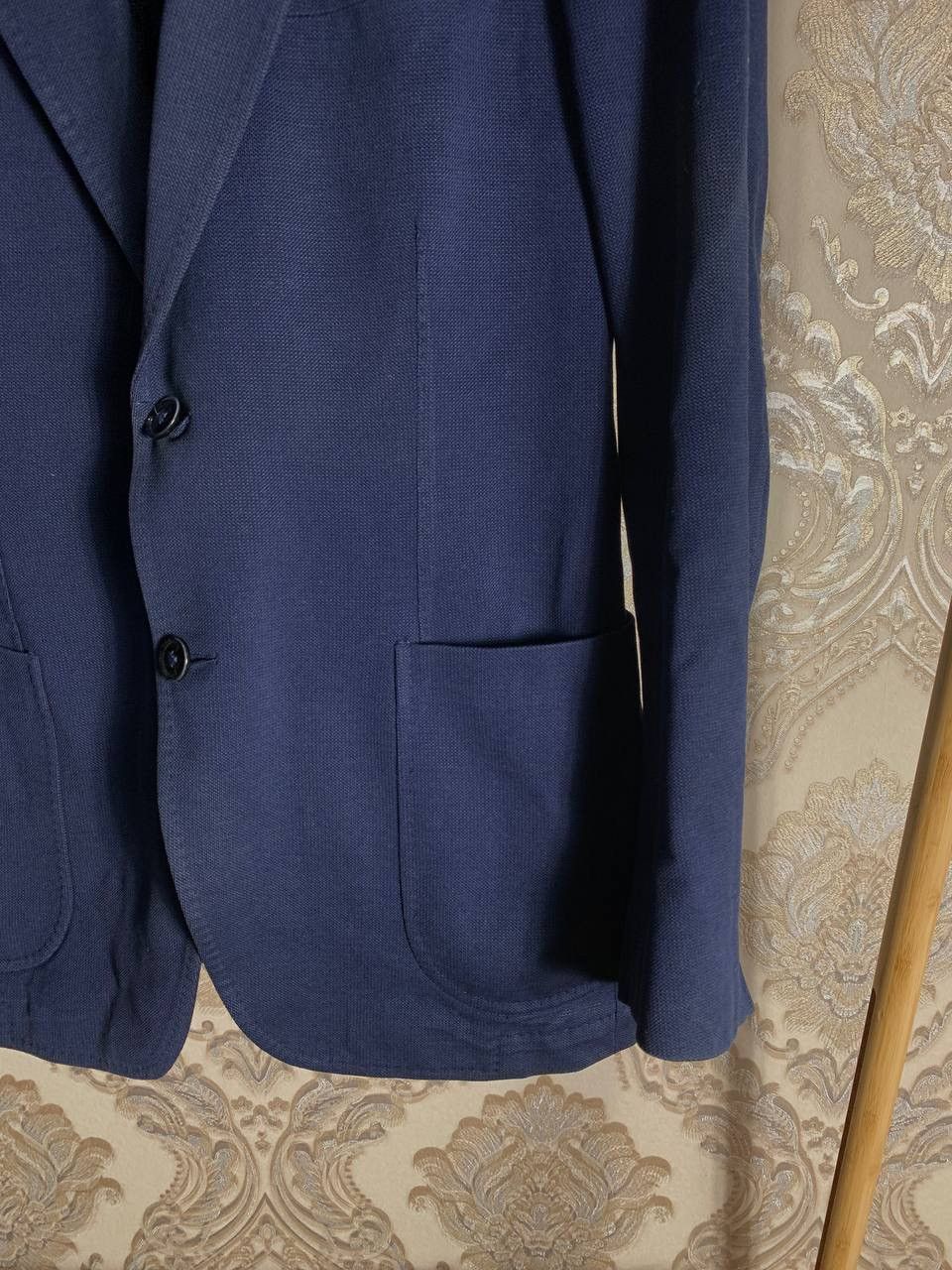 Fruit Of The Loom × Tombolini TOMBOLINI LORO PIANA BLAZER COTTON SUIT FASHION CLASSIC Y2K Size 48S - 5 Thumbnail
