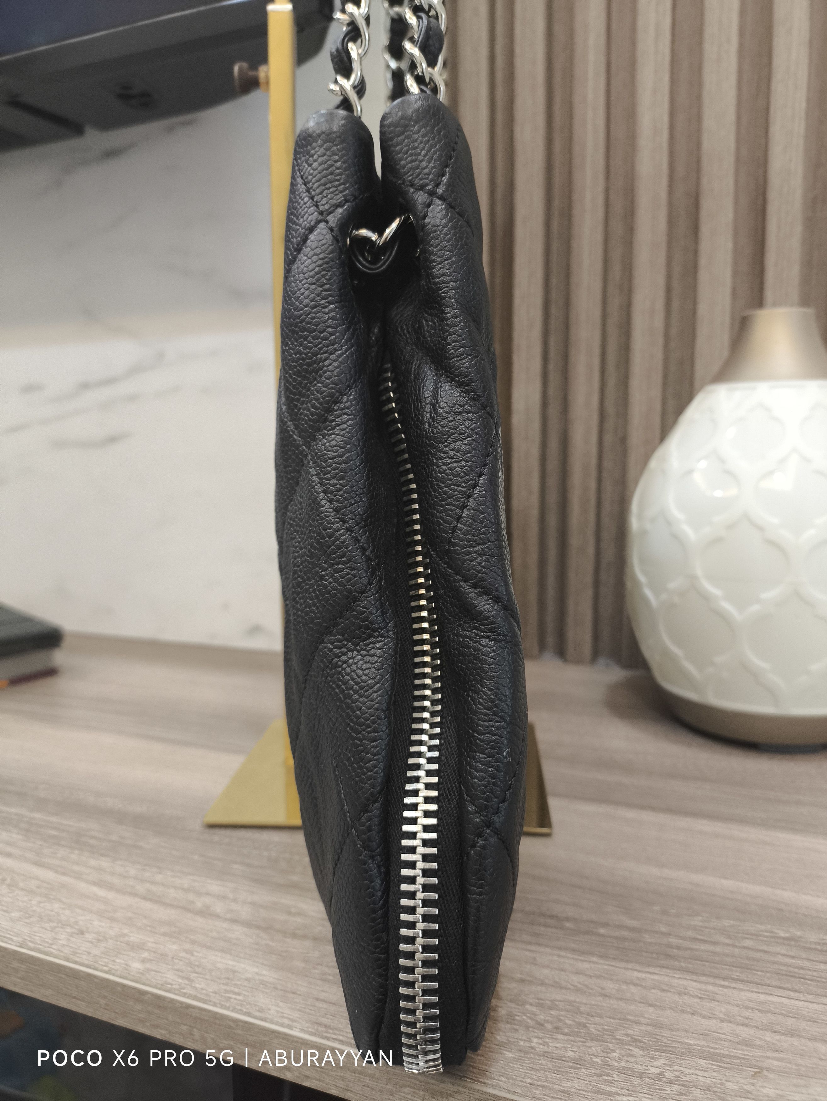 Chanel Chanel Black Caviar Expandable Timeless Shoulder Hobo Bag Size ONE SIZE - 3 Thumbnail