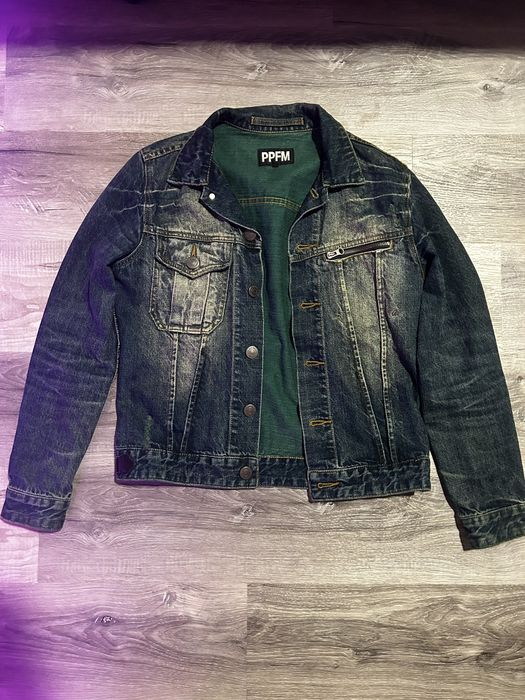 Japanese Brand Rare ppfm denim jacket Grailed