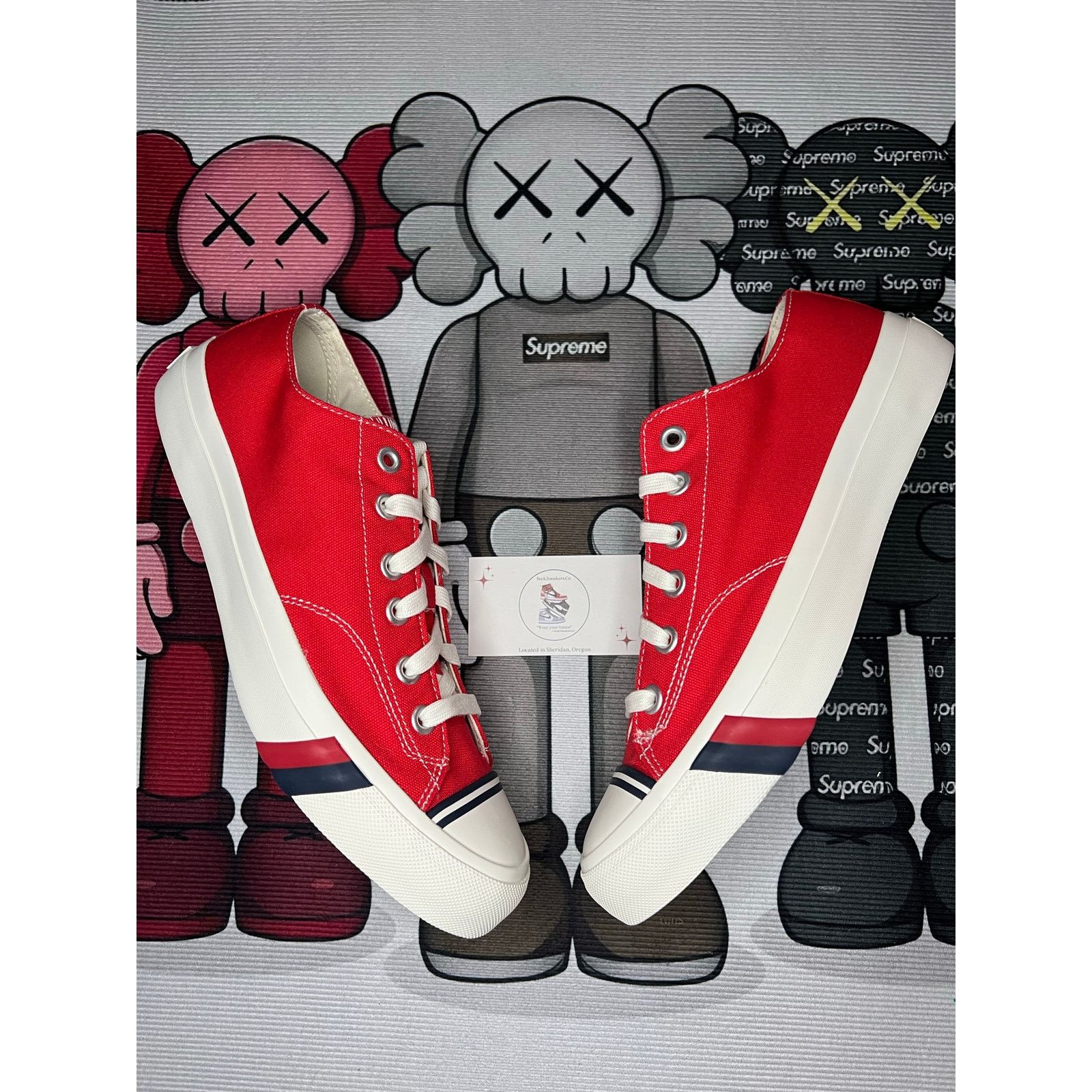 Pro-Keds Pro‑Keds Royal Lo Canvas Red Size 10M/11M – New with Box Size US 10 / EU 43 - 1 Thumbnail