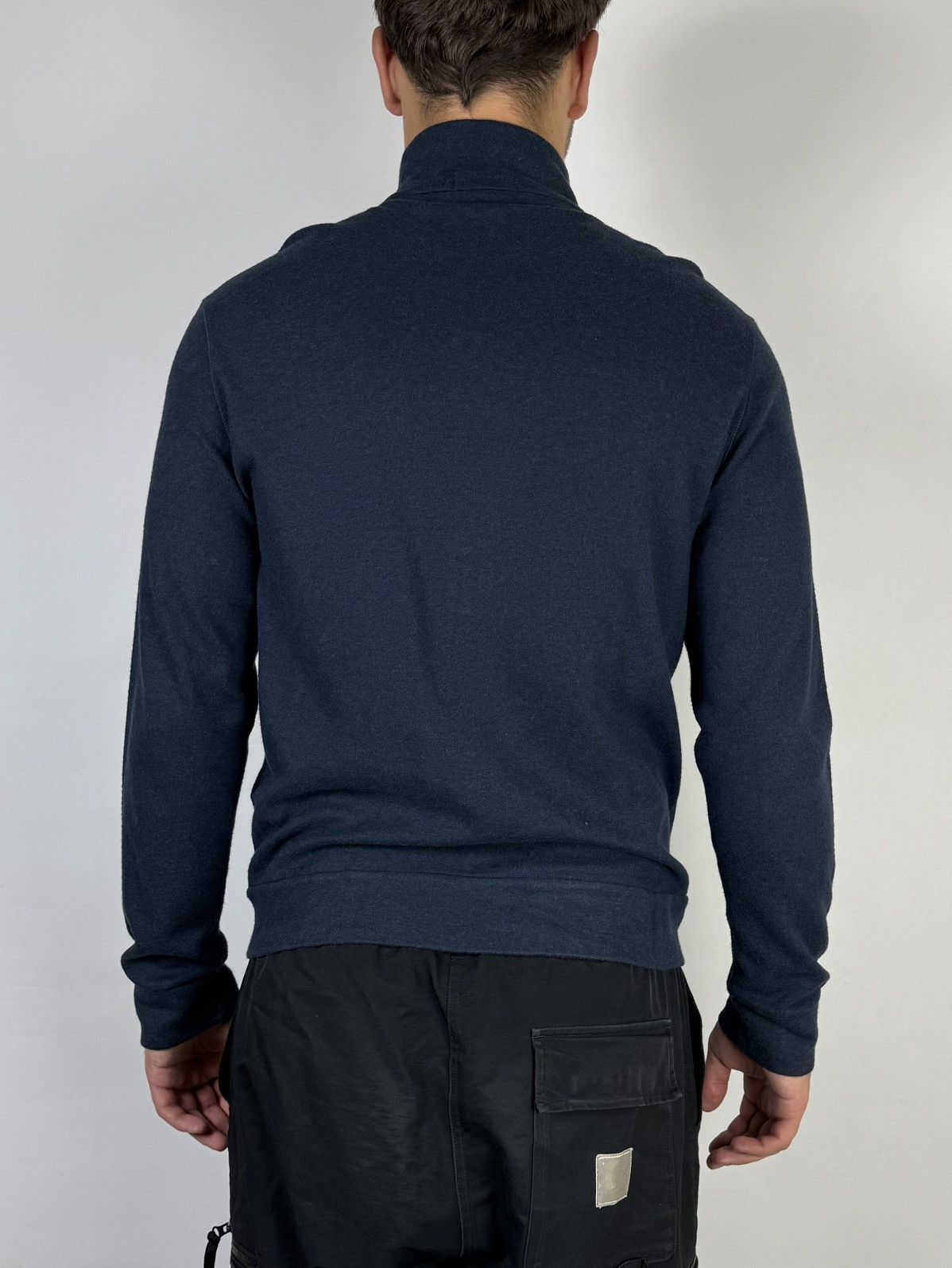Vintage Polo Ralph Lauren VNTG Mini Logo Full Zip Sweater Jacket Size US L / EU 52-54 / 3 - 4 Thumbnail