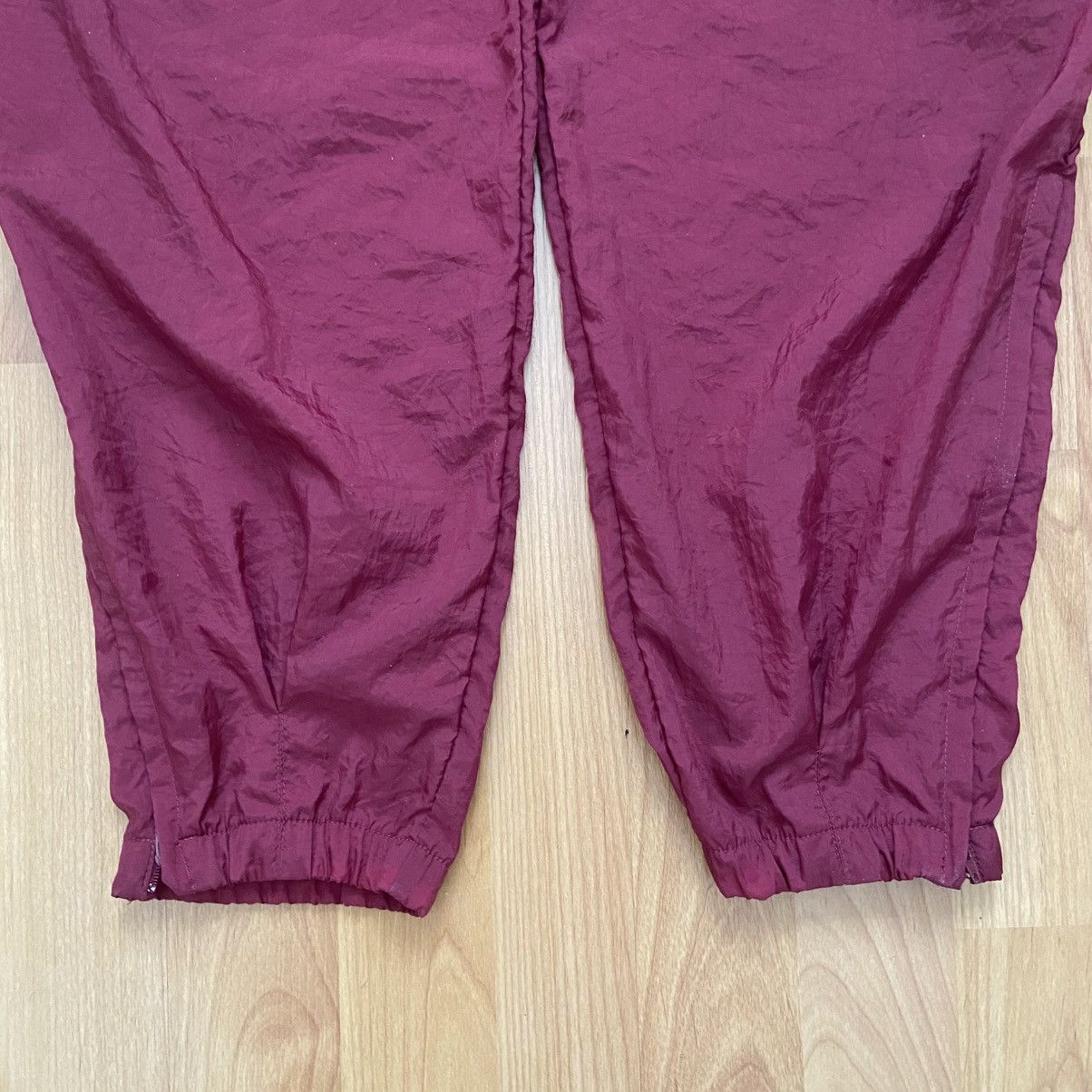 Nike Nike Vintage 90s Maroon Nylon Windbreaker Pants Men’s Medium Size US 32 / EU 48 - 7 Thumbnail