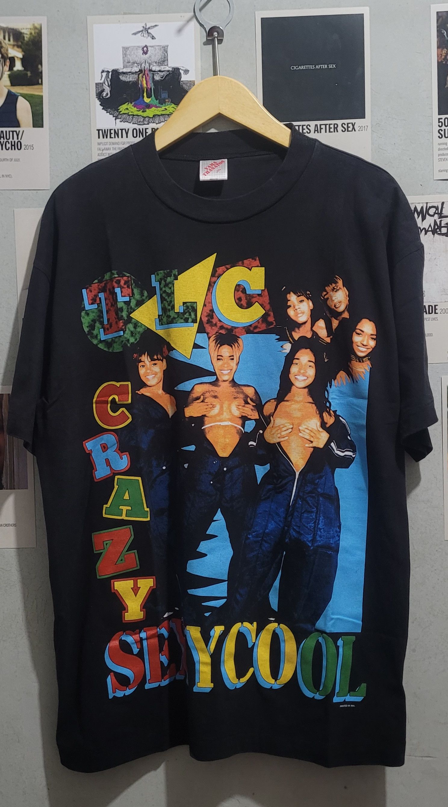 Rap Tees Rare TLC T-Boz Chilli Left Eye Rap Tees XL Size US XL / EU 56 / 4 - 1 Thumbnail